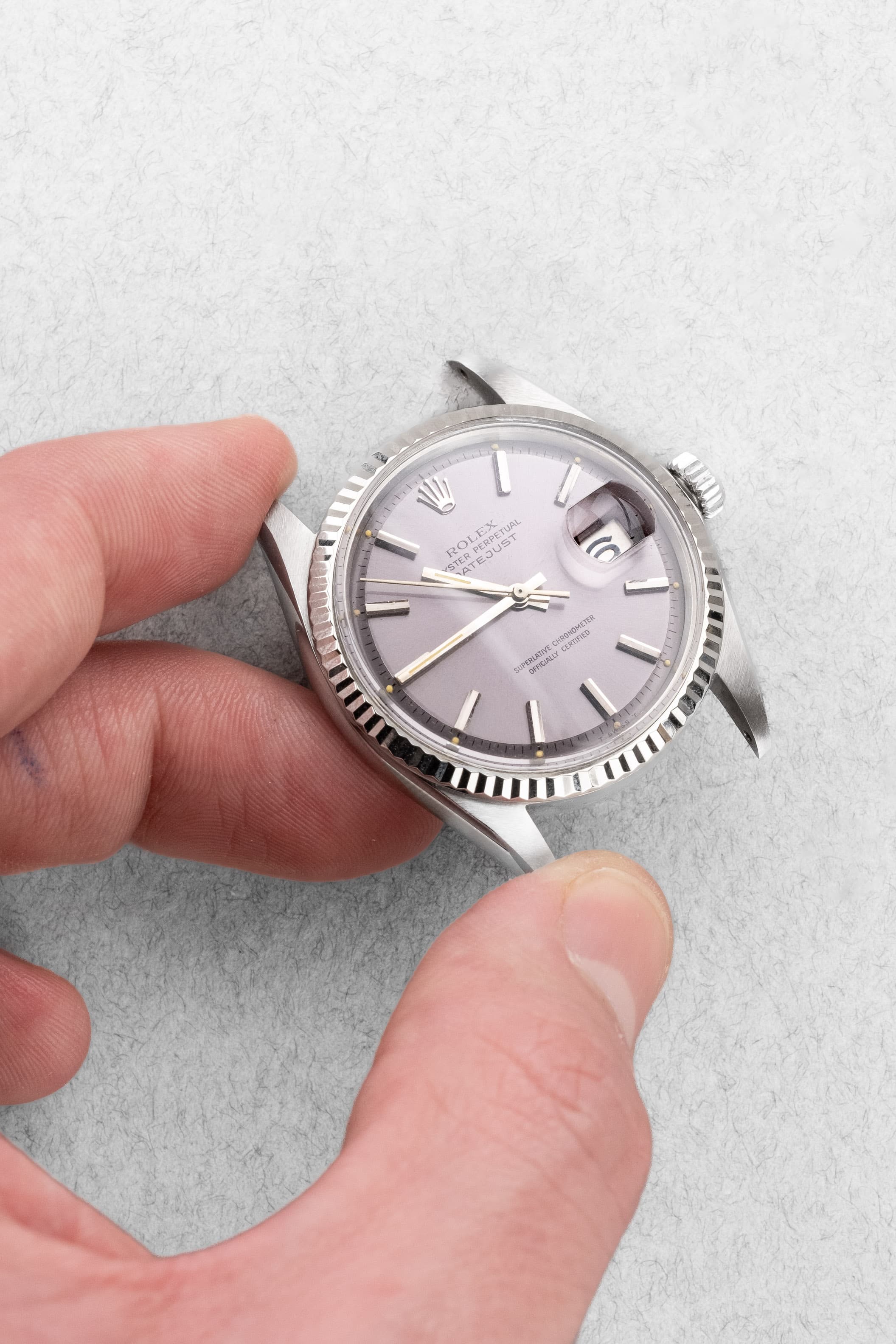 PUSP Rare et fascinante Rolex Datejust 1601 « Lavande » de 1970 - Lifestyle