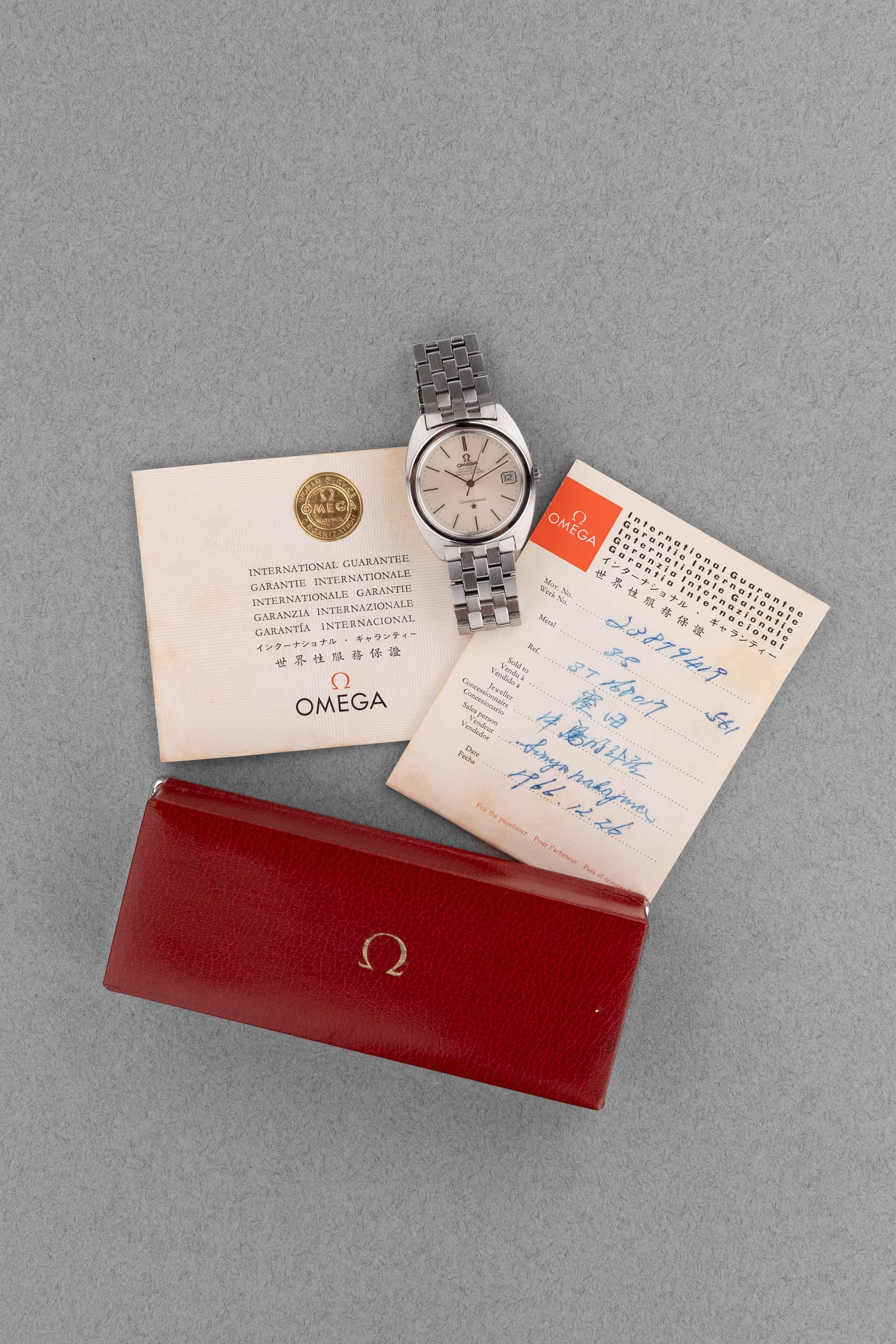 19KE Omega Constellation 168.017 de 1966 – Collector's Set - Set