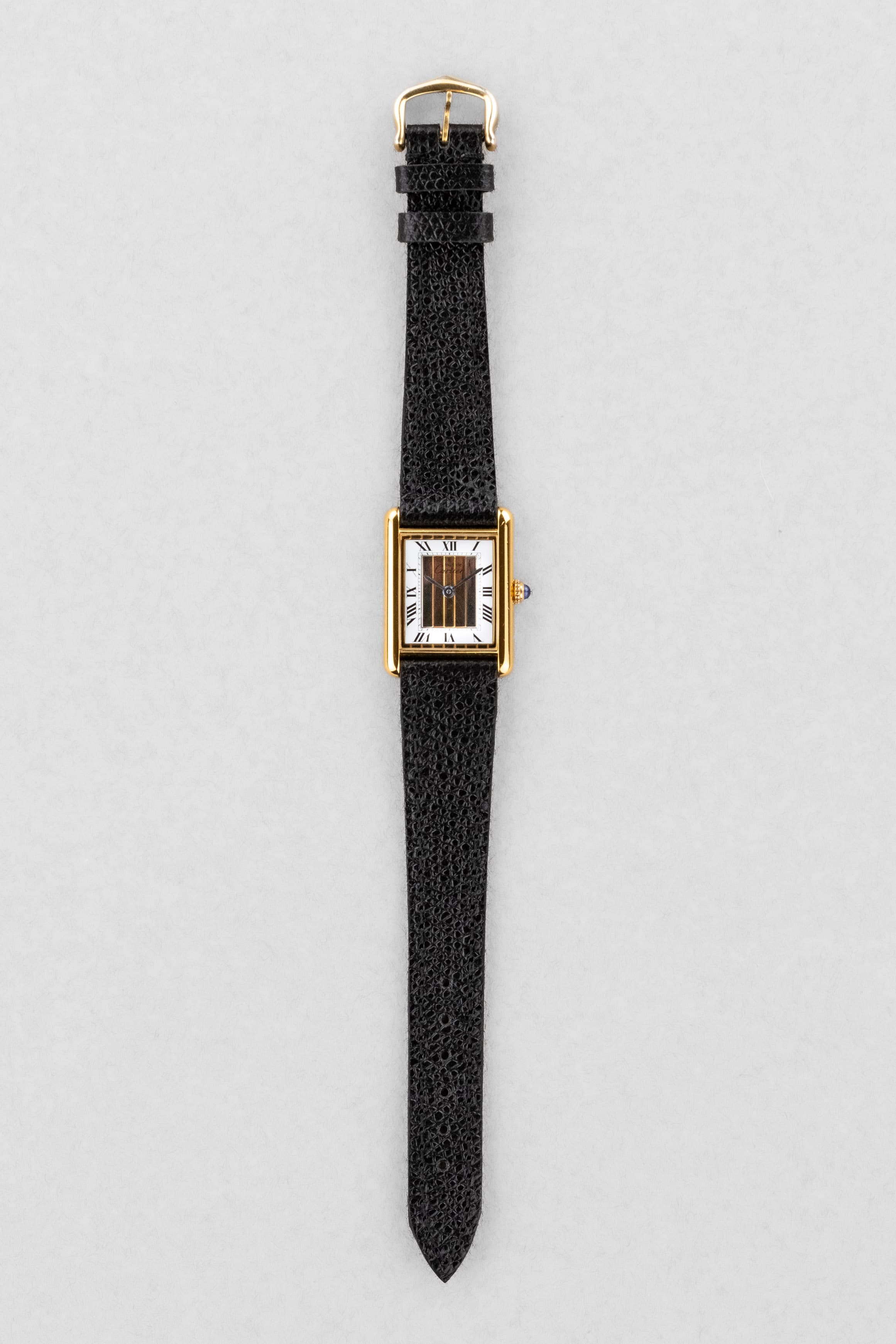 235V-s9 Cartier Tank Must Quartz GM 6 « White Trinity + Roman Art Déco » - Overview