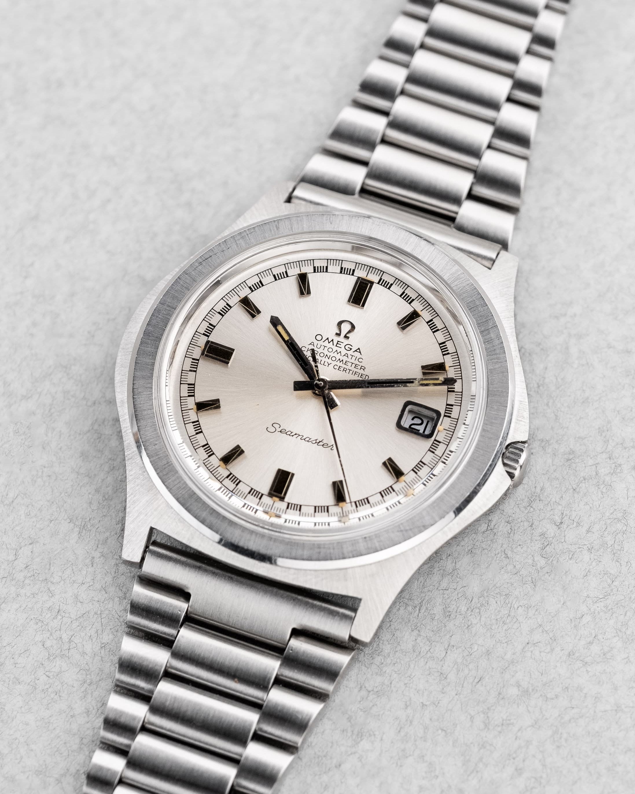 RZY8 Rare Omega Seamaster réf. 168.050 « Jumbo » Chronomètre de 1970 – Parfait état - Three Quarters