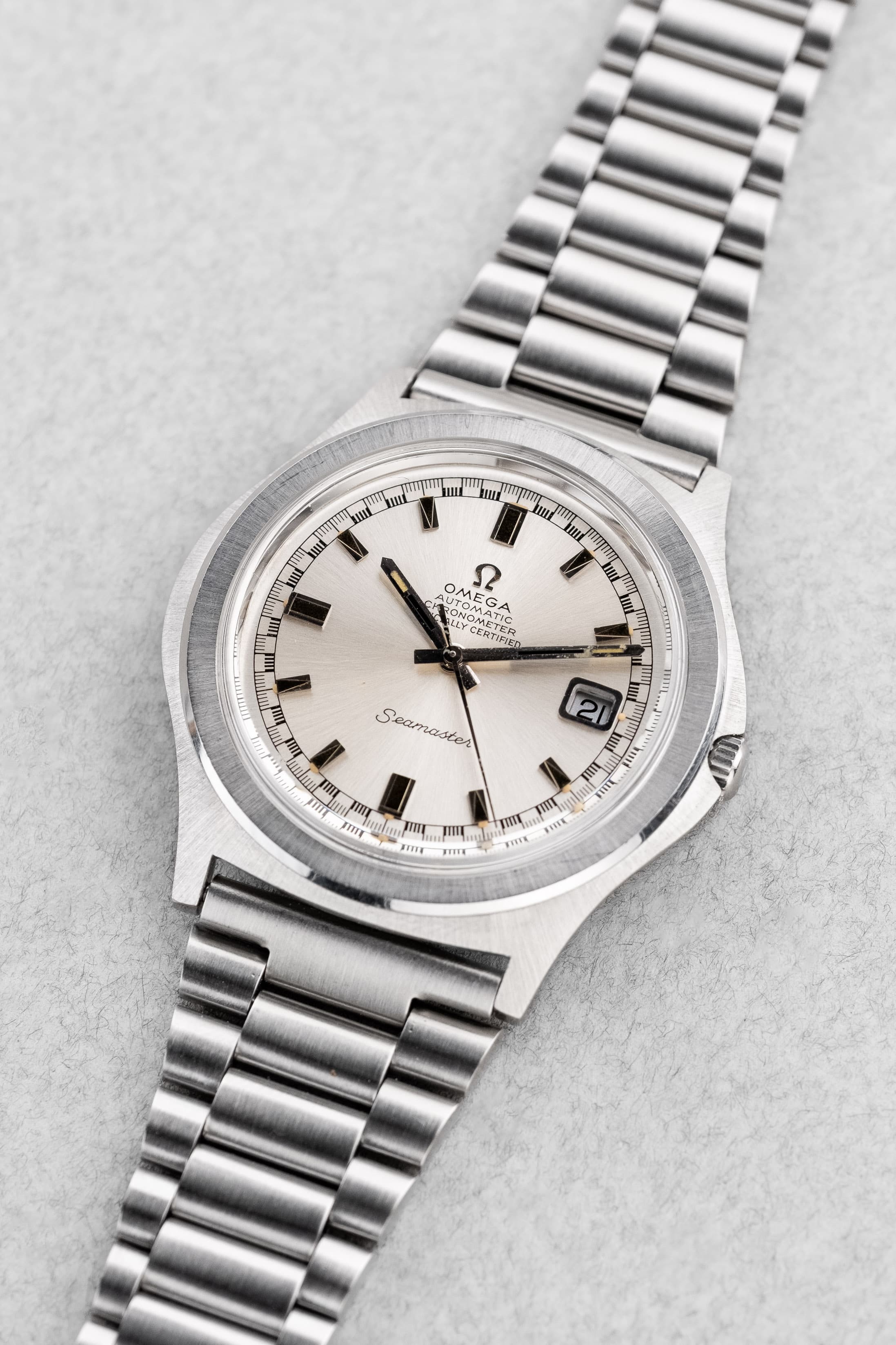 RZY8 Rare Omega Seamaster réf. 168.050 « Jumbo » Chronomètre de 1970 – Parfait état - Three Quarters