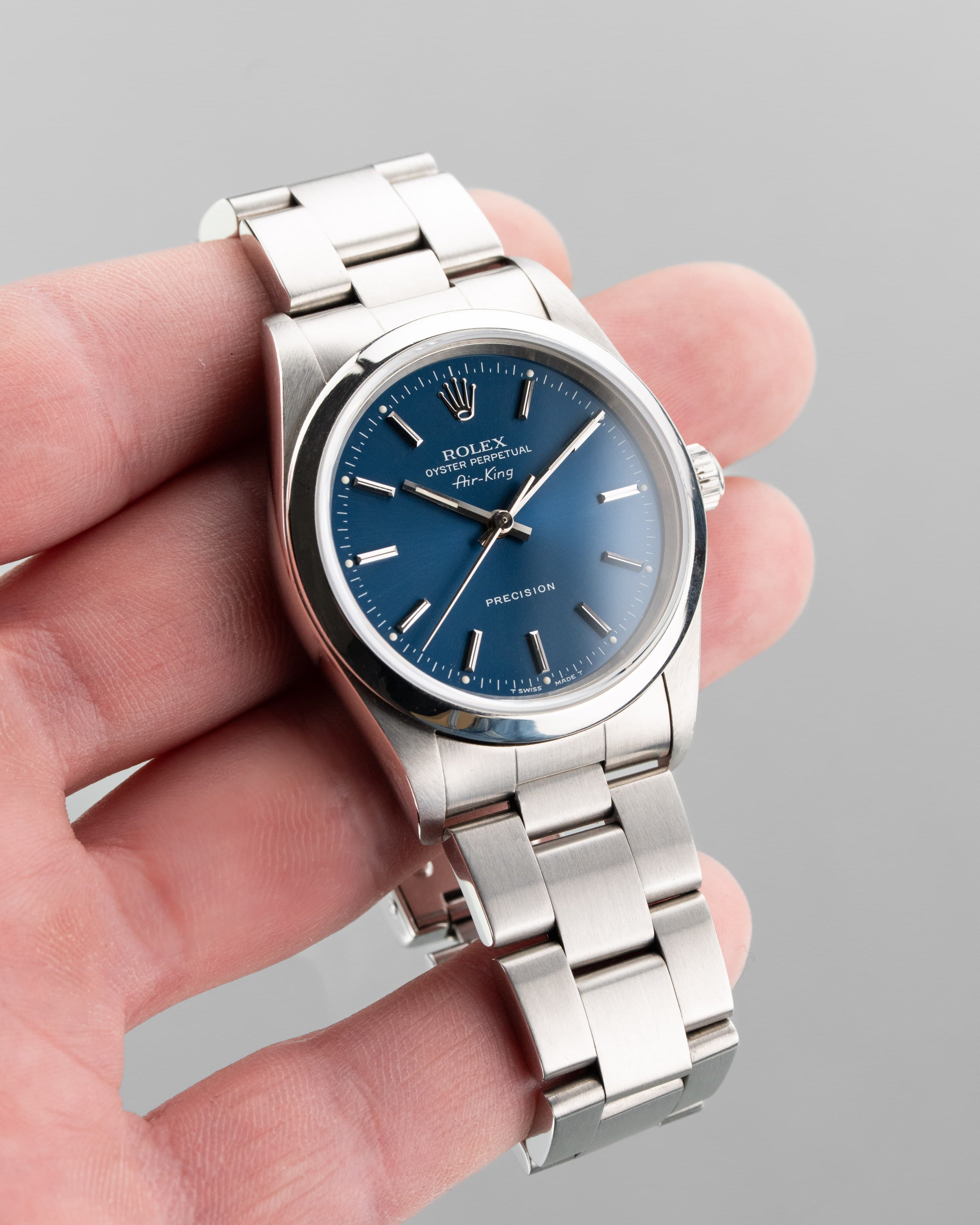 4KEG Rolex Air-King ref. 14000 del 1996 – Quadrante blu - Lifestyle