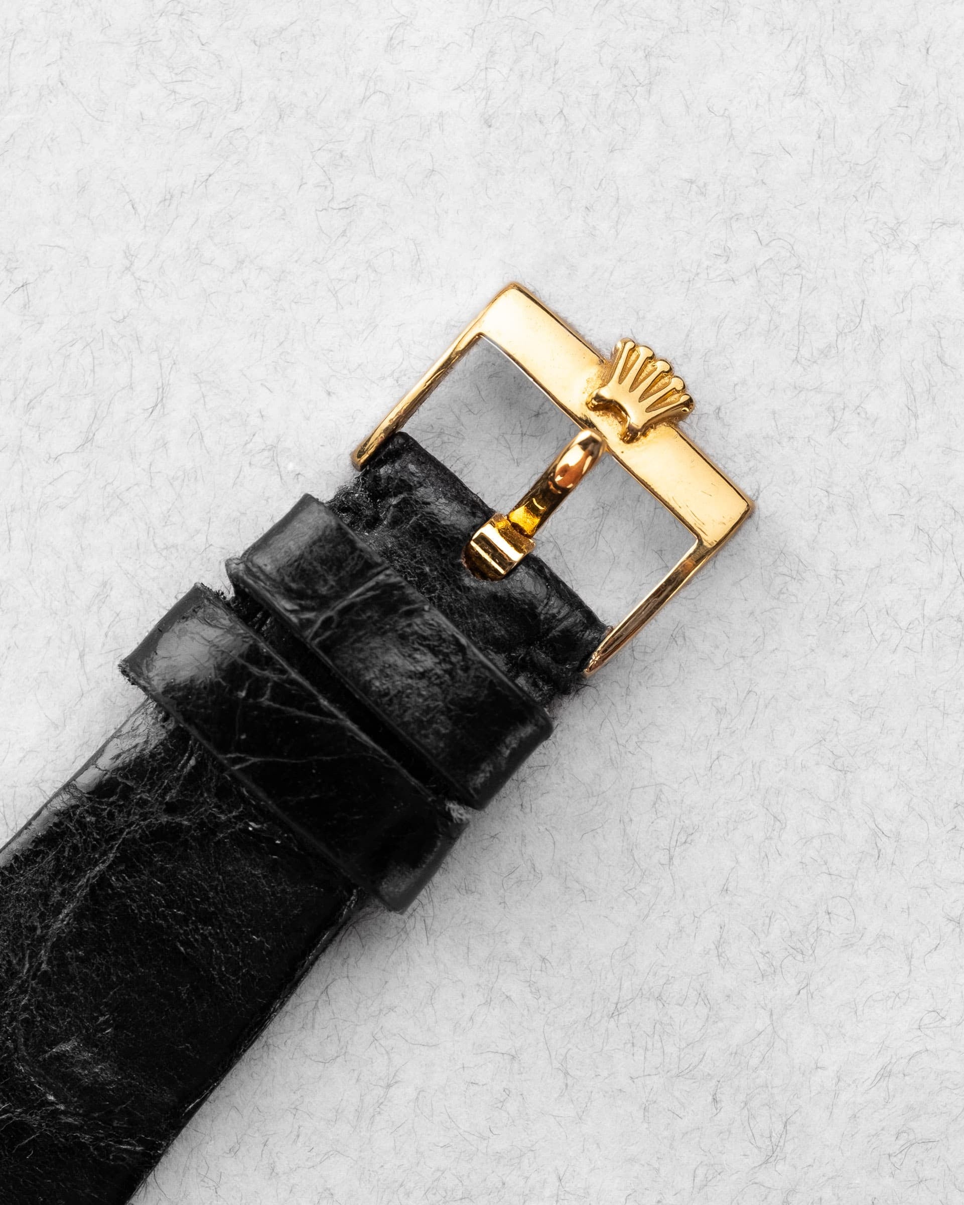 4MQV Rolex Cellini/Midas réf. 4153 en or jaune de 1981 – Double Bleu - Buckle Outside