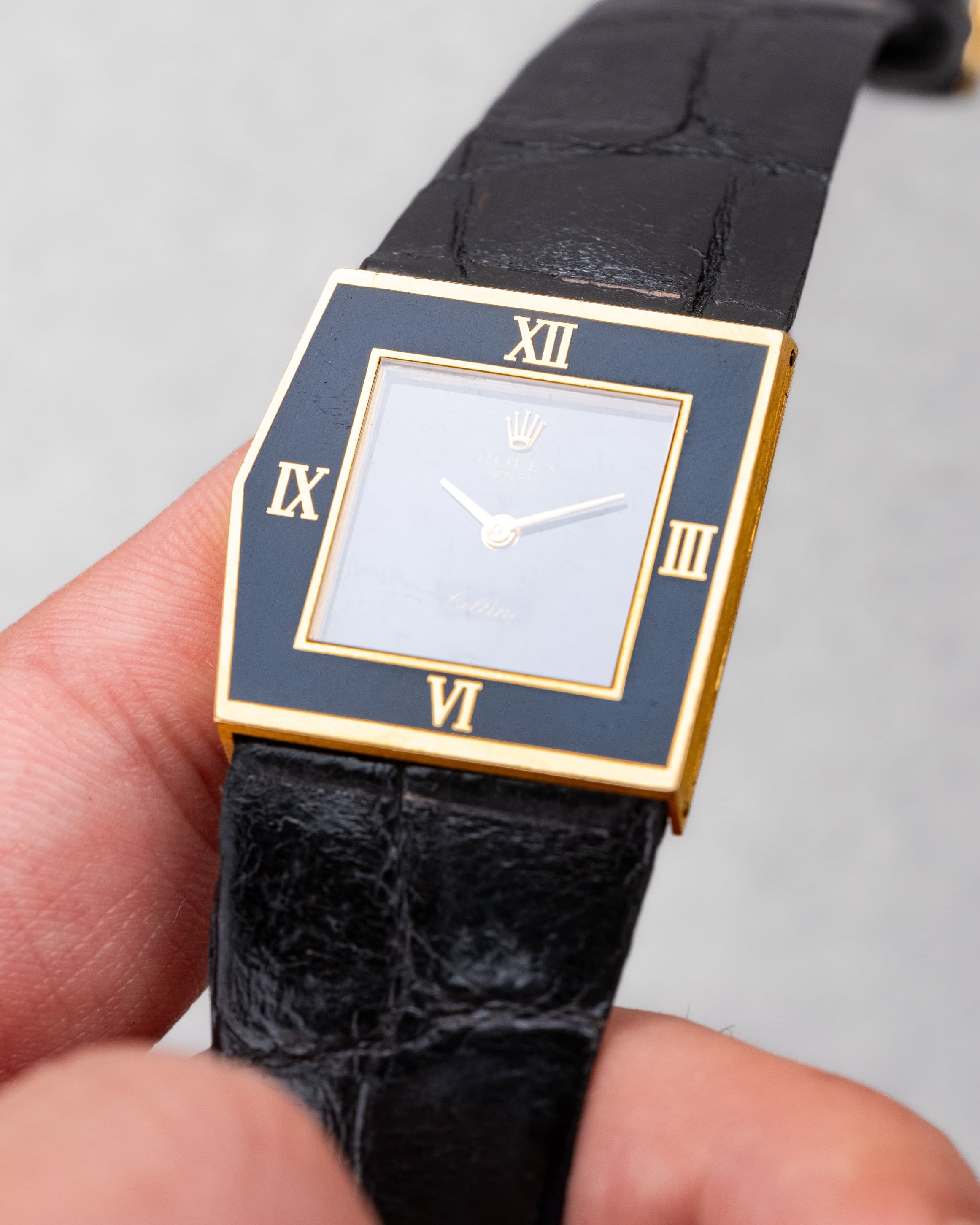 4MQV Rolex Cellini/Midas réf. 4153 en or jaune de 1981 – Double Bleu - Feature