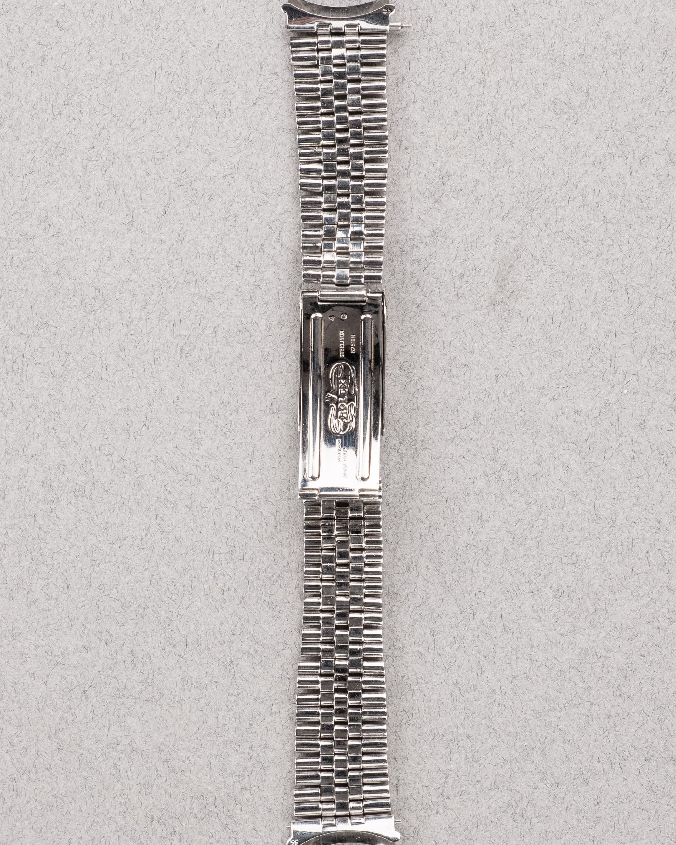 4VEB Rolex Datejust 1601 « Japan No Lume » de 1973 - Bracelet Back