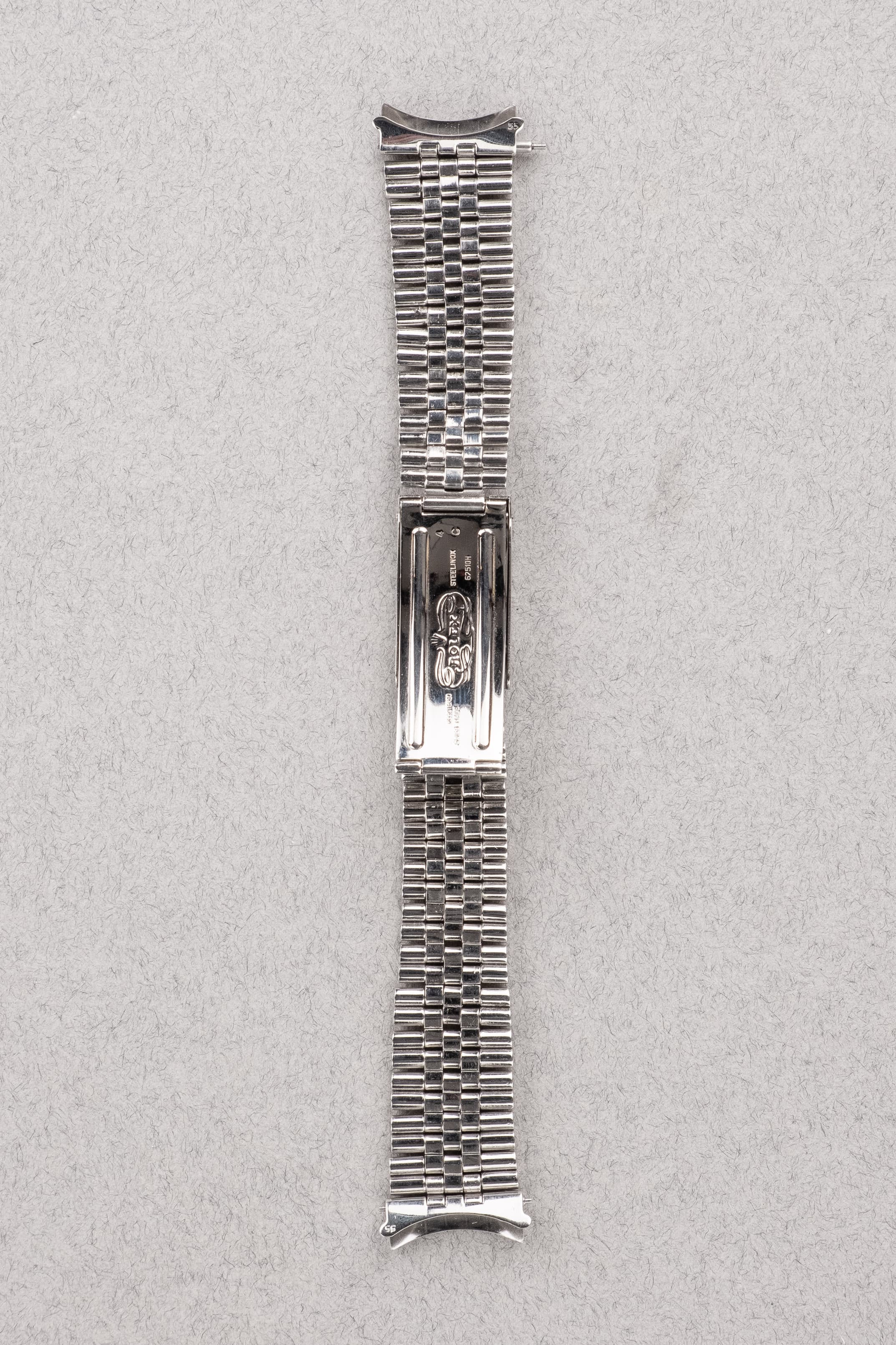 4VEB Rolex Datejust 1601 « Japan No Lume » de 1973 - Bracelet Back