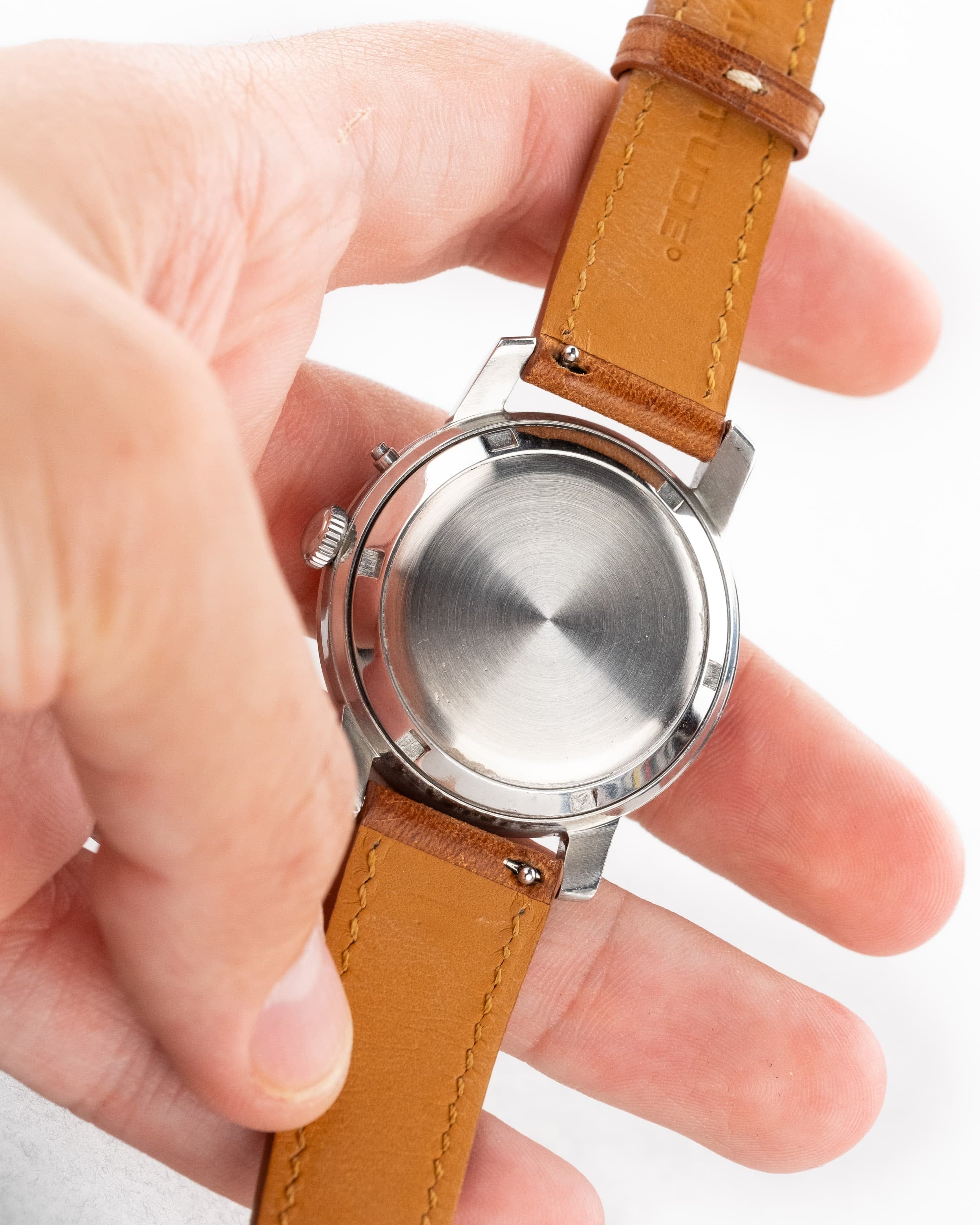 58TV Rare Tissot Navigator World Time réf. 4002-1 en acier de 1951 – Première génération - Back