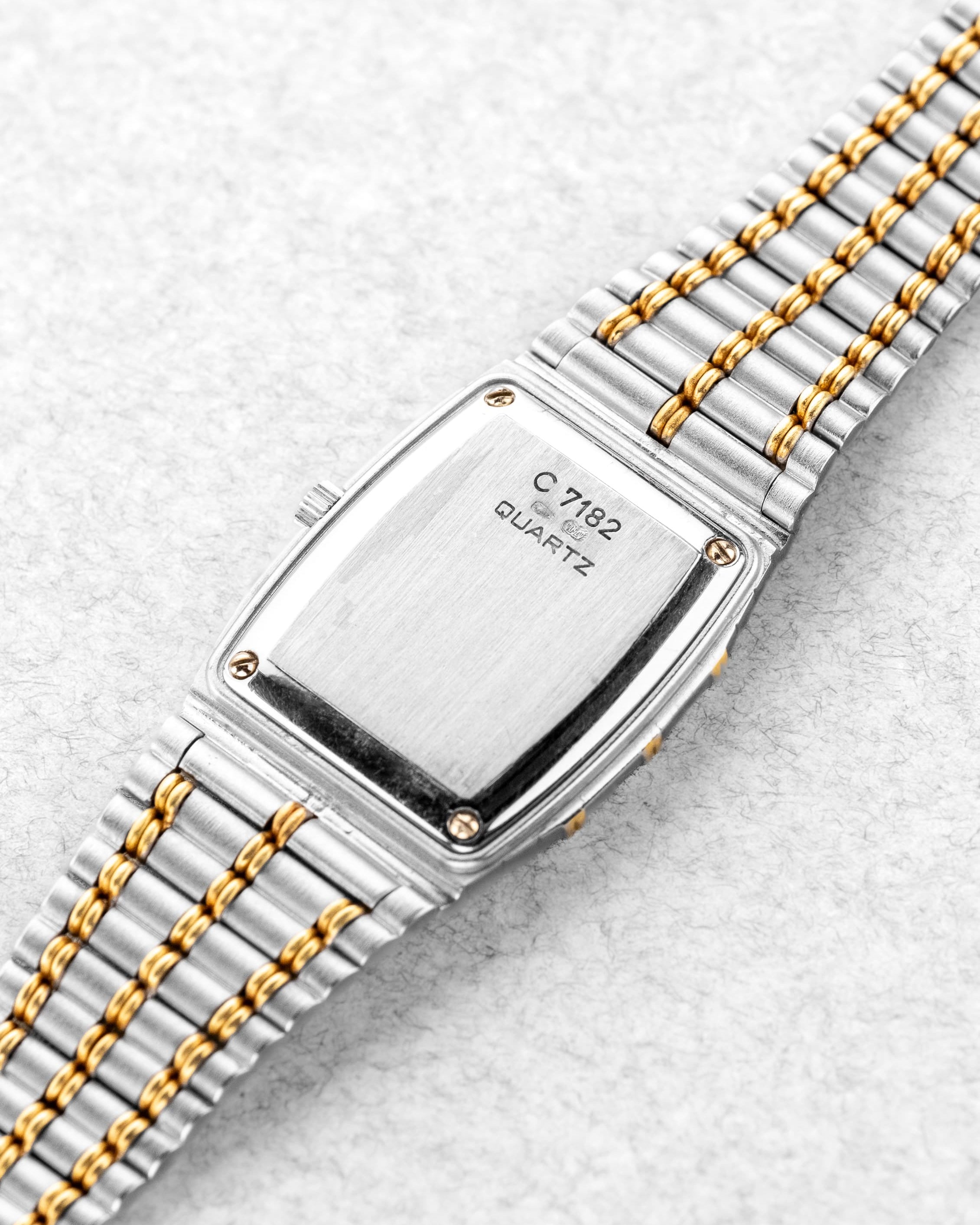 5CUS Audemars Piguet « Bamboo Deux Ors » en or blanc et or jaune circa 1987 - Back