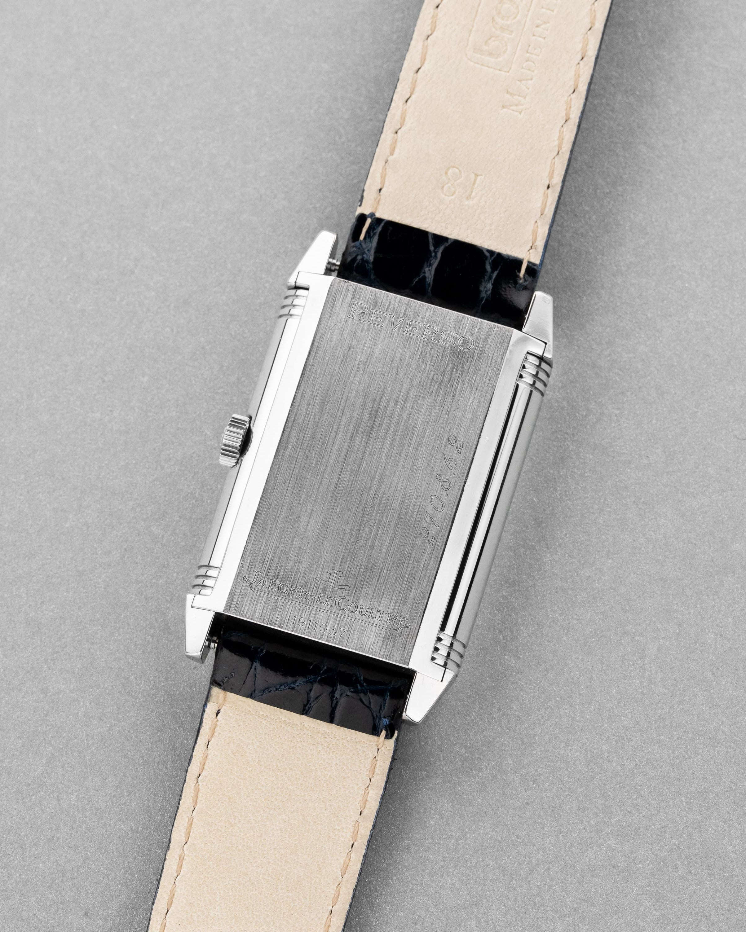 5JQK Jaeger-LeCoultre Reverso « Grande Taille » en acier, réf. 270.8.62/Q2708410 - Back