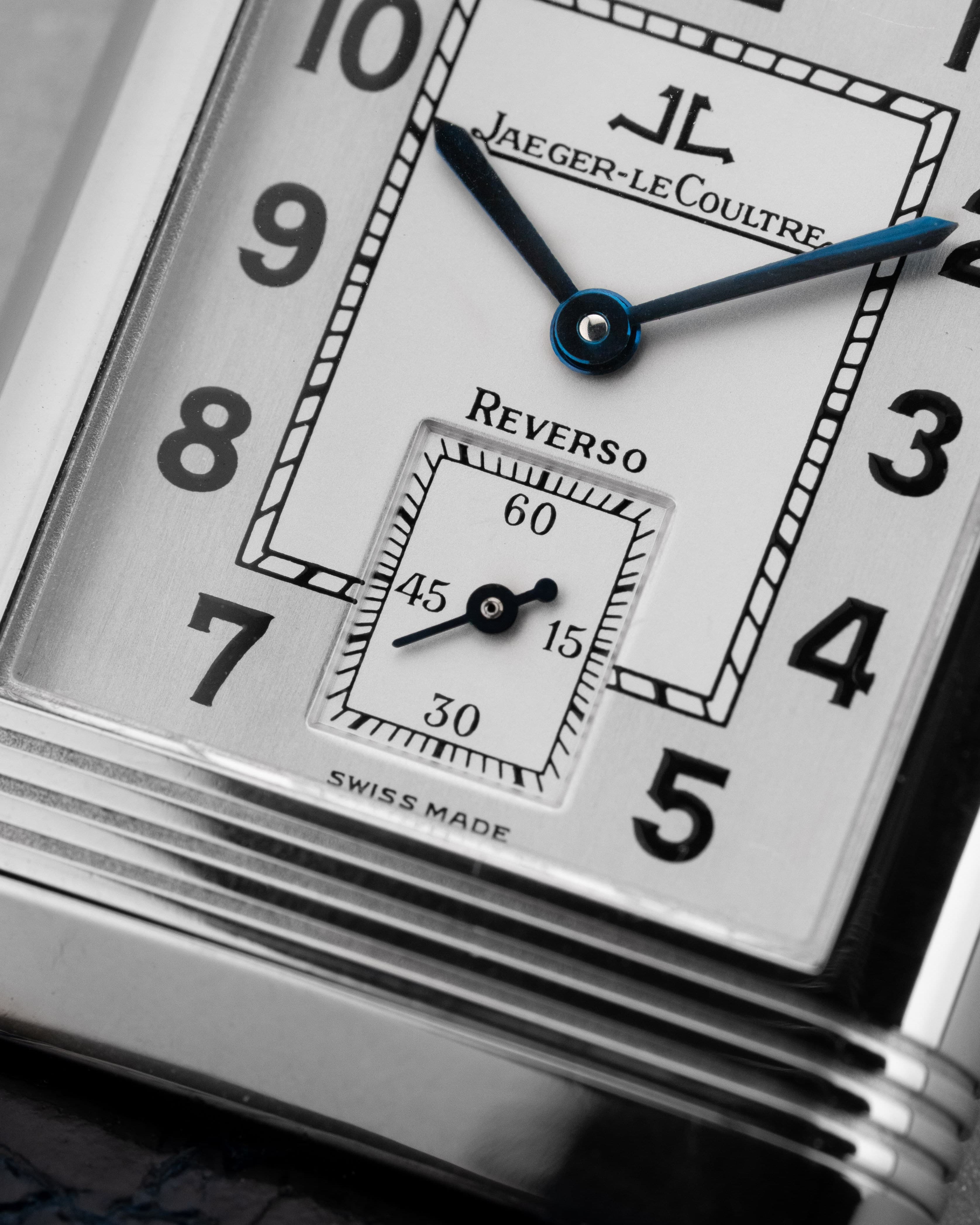 5JQK Jaeger-LeCoultre Reverso « Grande Taille » en acier, réf. 270.8.62/Q2708410 - Dial