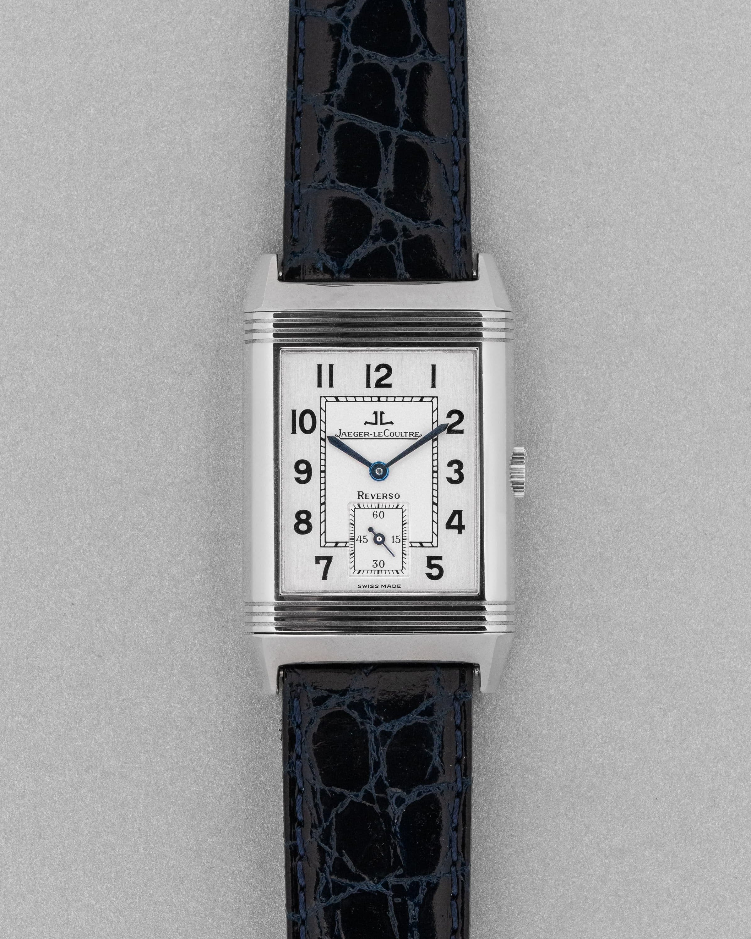 5JQK Jaeger-LeCoultre Reverso « Grande Taille » en acier, réf. 270.8.62/Q2708410 - Front