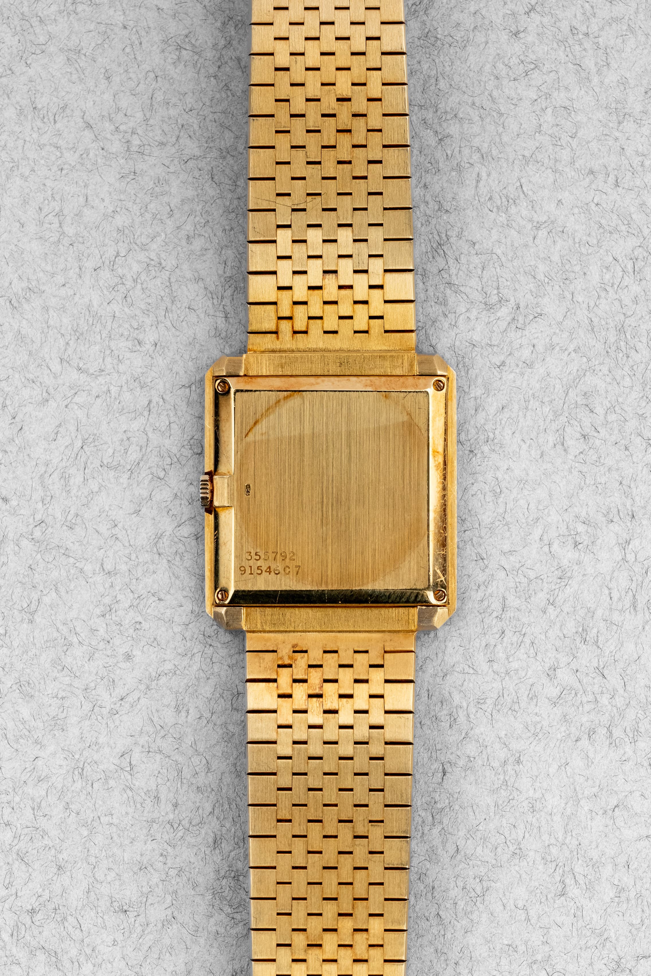 5LC5 Superbe Piaget Protocole 91546C7 en or jaune et onyx - Back