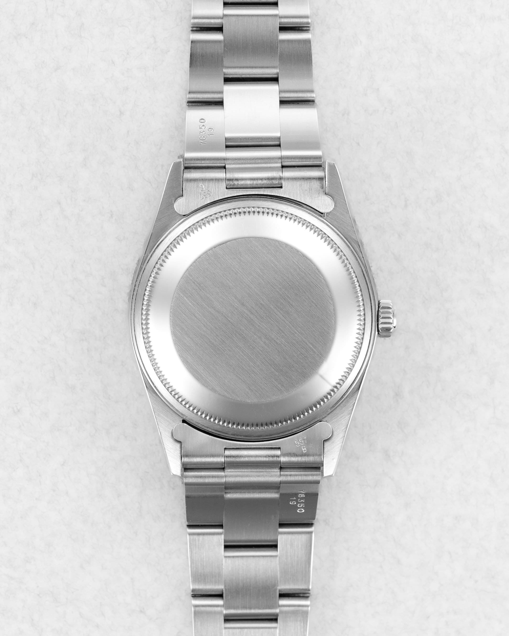 5P55 Rolex Oyster Perpetual Date réf. 15200 de 1991 – Rare cadran gris souris - Back