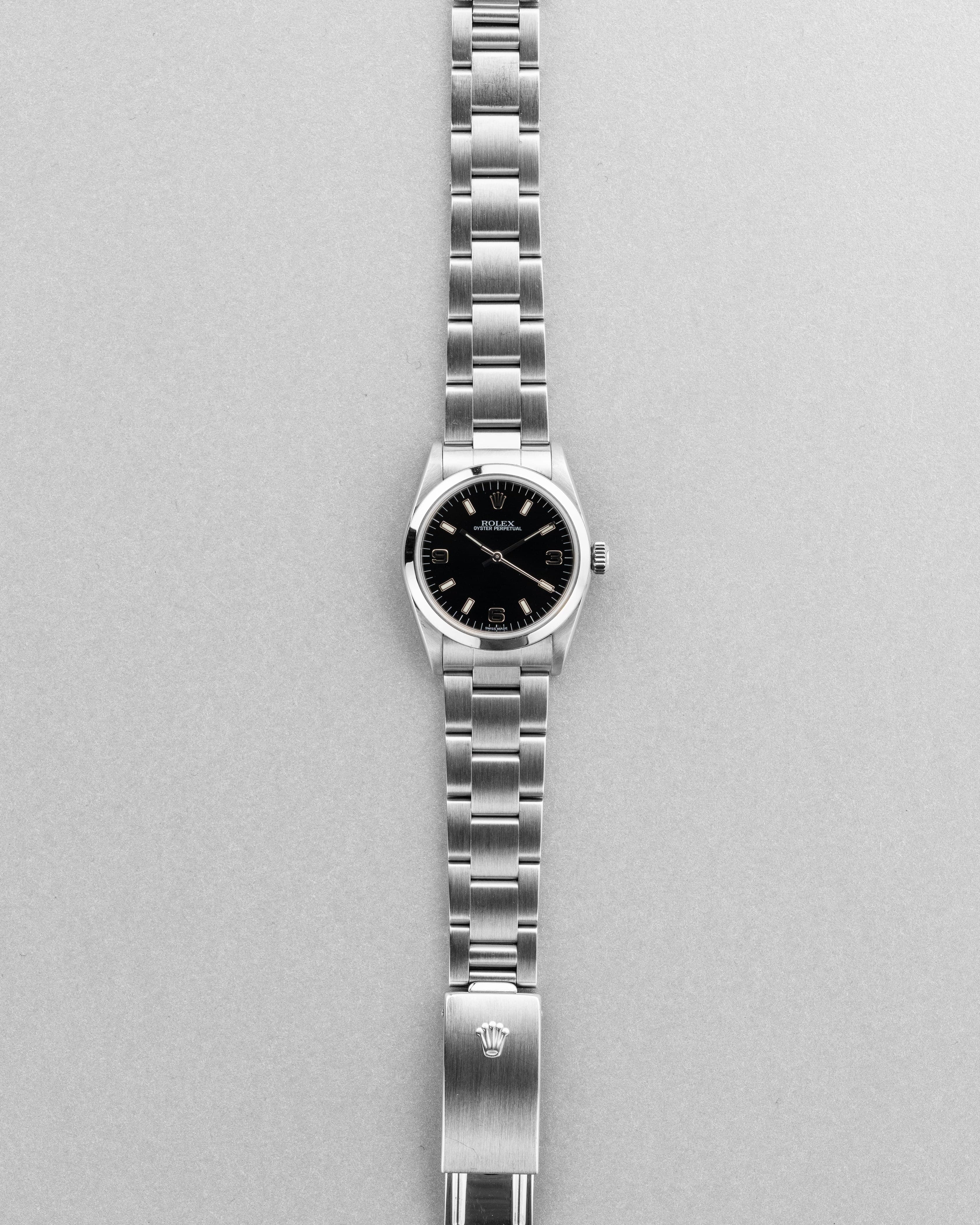 5WWQ Rolex Oyster Perpetual 31 ref. 77080 del 2000 – Quadrante nero «Explorer 3-6-9» - Panoramica