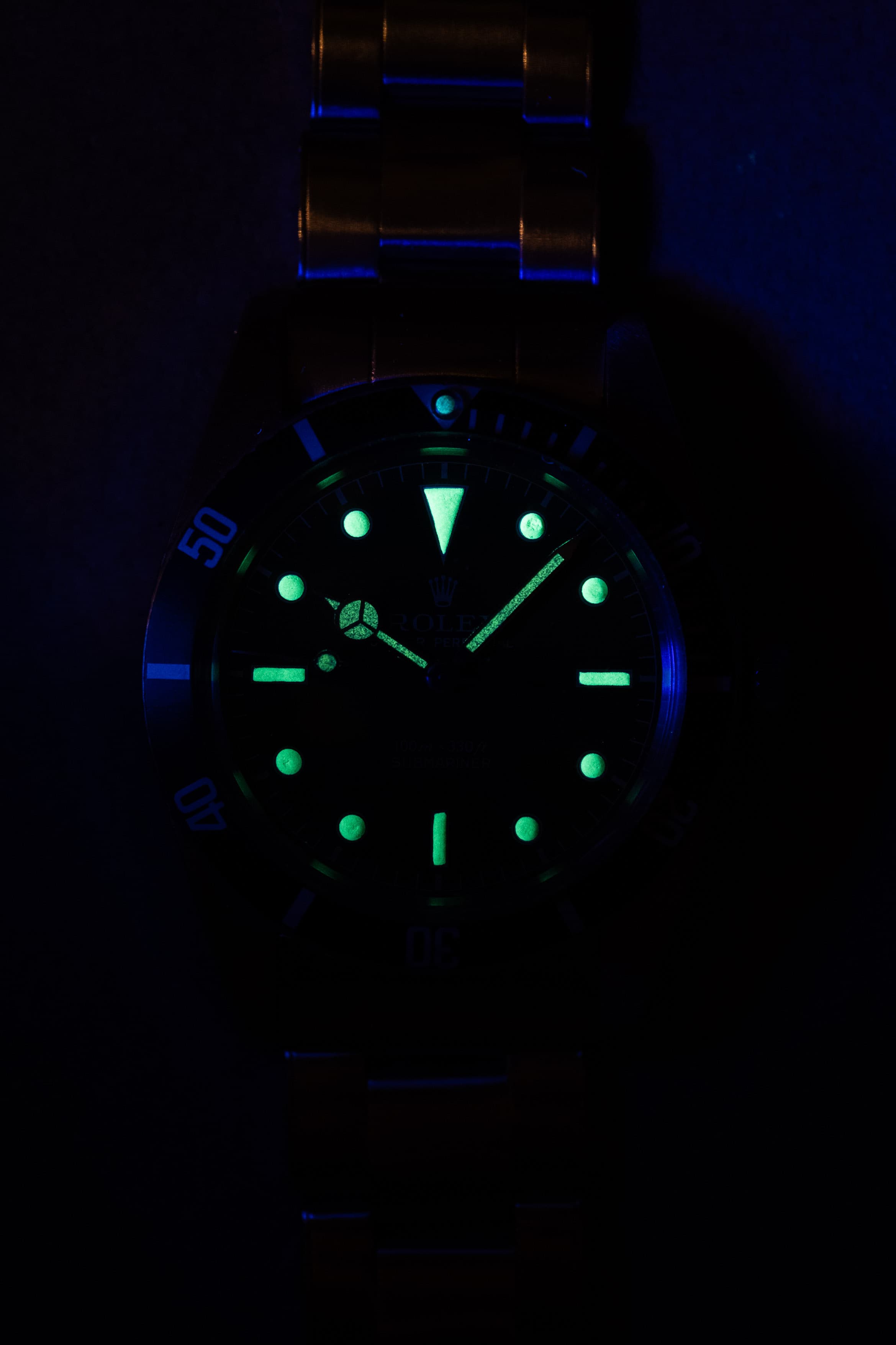 5ZWP 특별한 Rolex Submariner ref. 5508 「Gilt Small Crown James Bond Chronomètre」 1962년 – 완벽한 상태와 희귀 무브먼트 - 다이얼