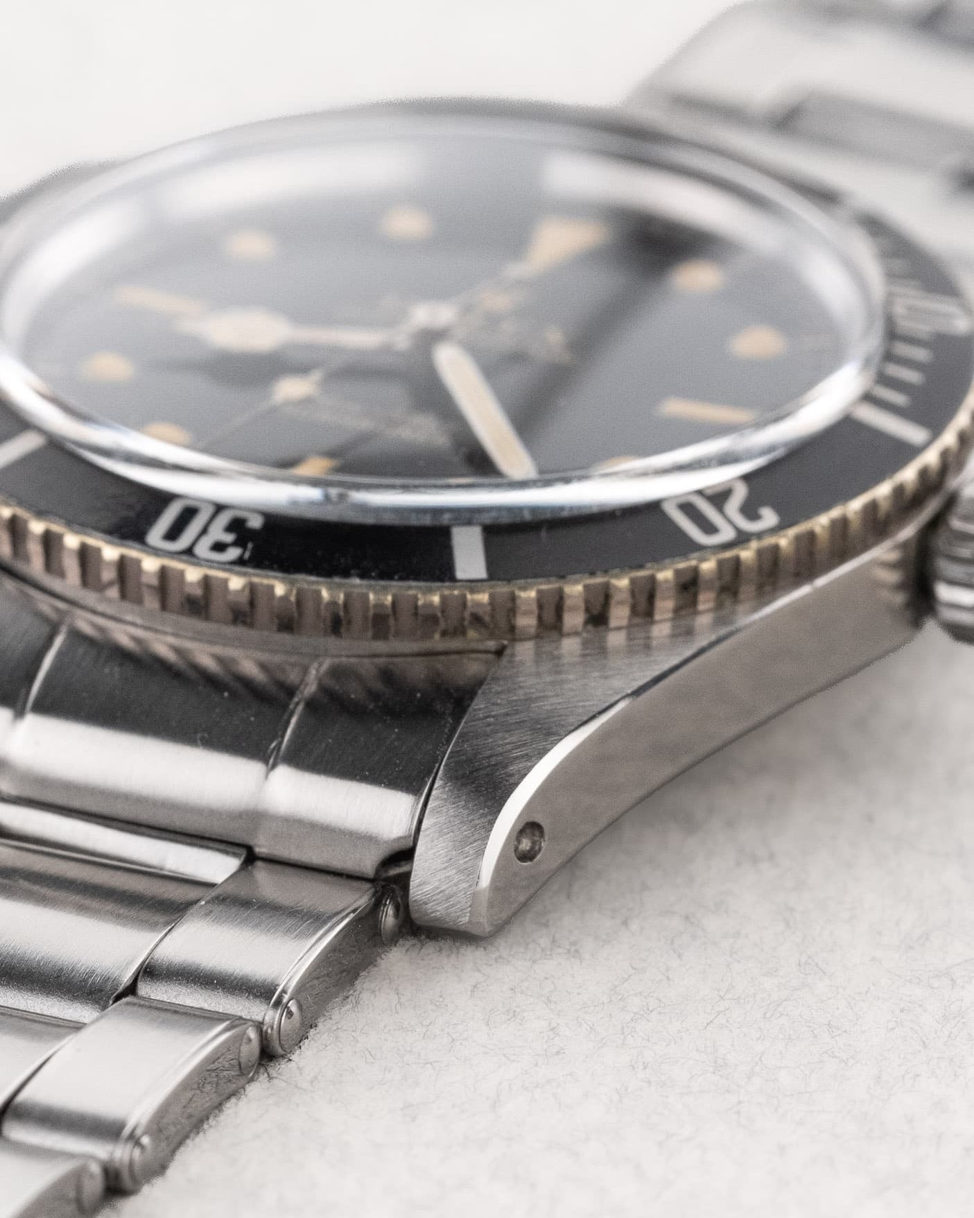 5ZWP Exceptionnelle Rolex Submariner 5508 « Gilt Small Crown James Bond Chronomètre » de 1962 – Parfait état et mouvement rare - Feature