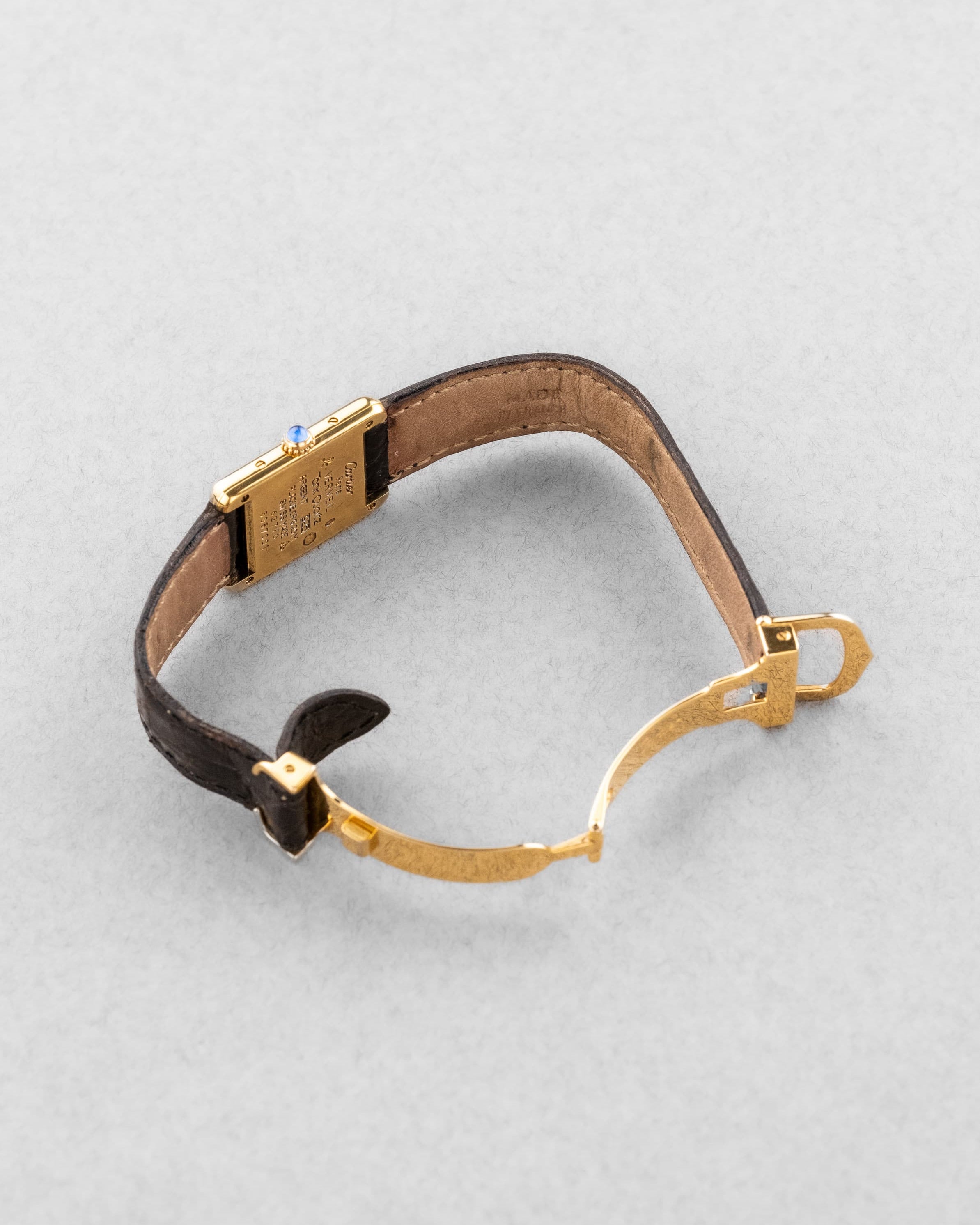 6SAN-E7 Cartier Tank Must Quartz Lady « Black Gold Diamonds » - Overview