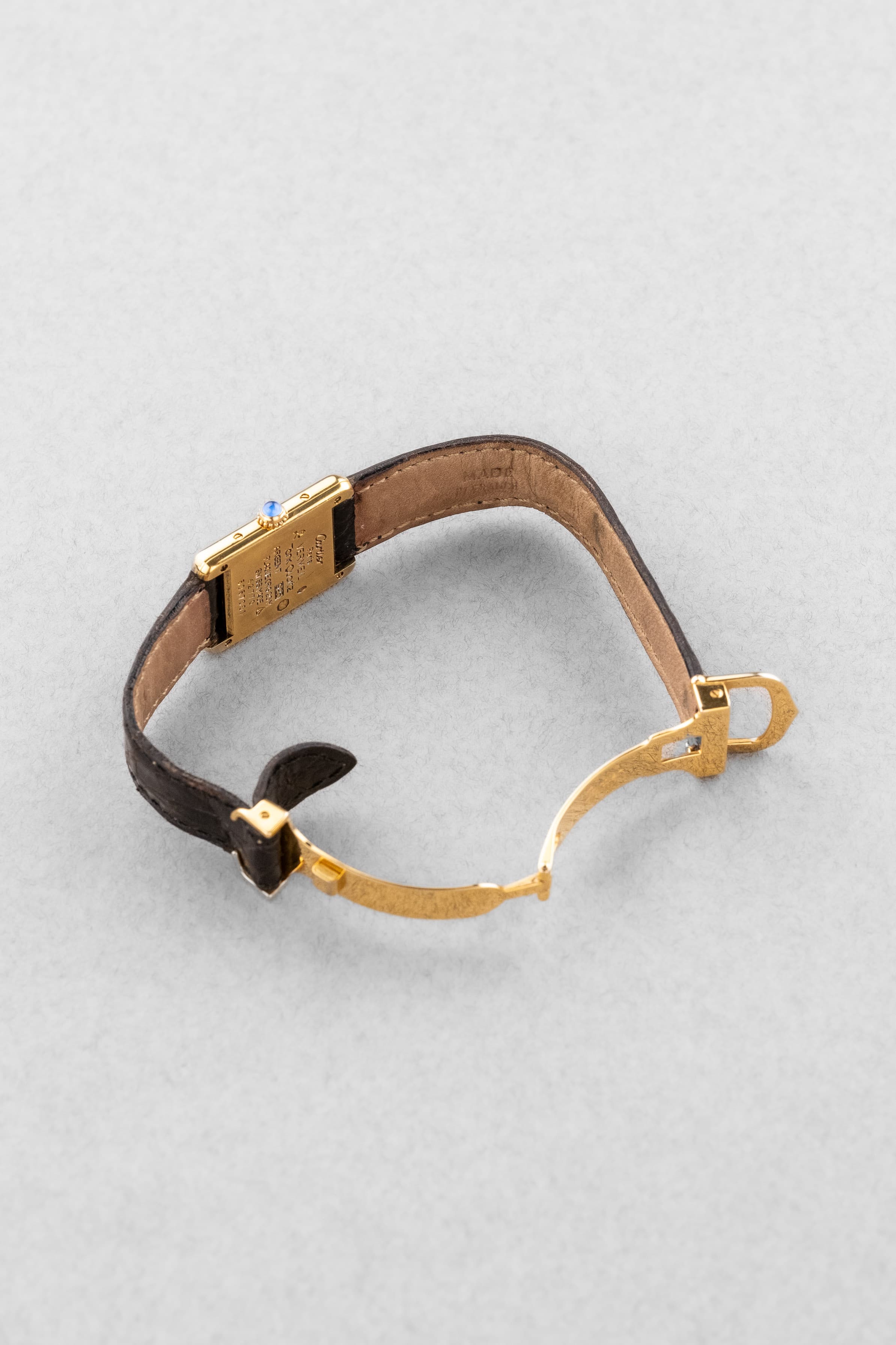 6SAN-E7 Cartier Tank Must Quartz Lady « Black Gold Diamonds » - Overview