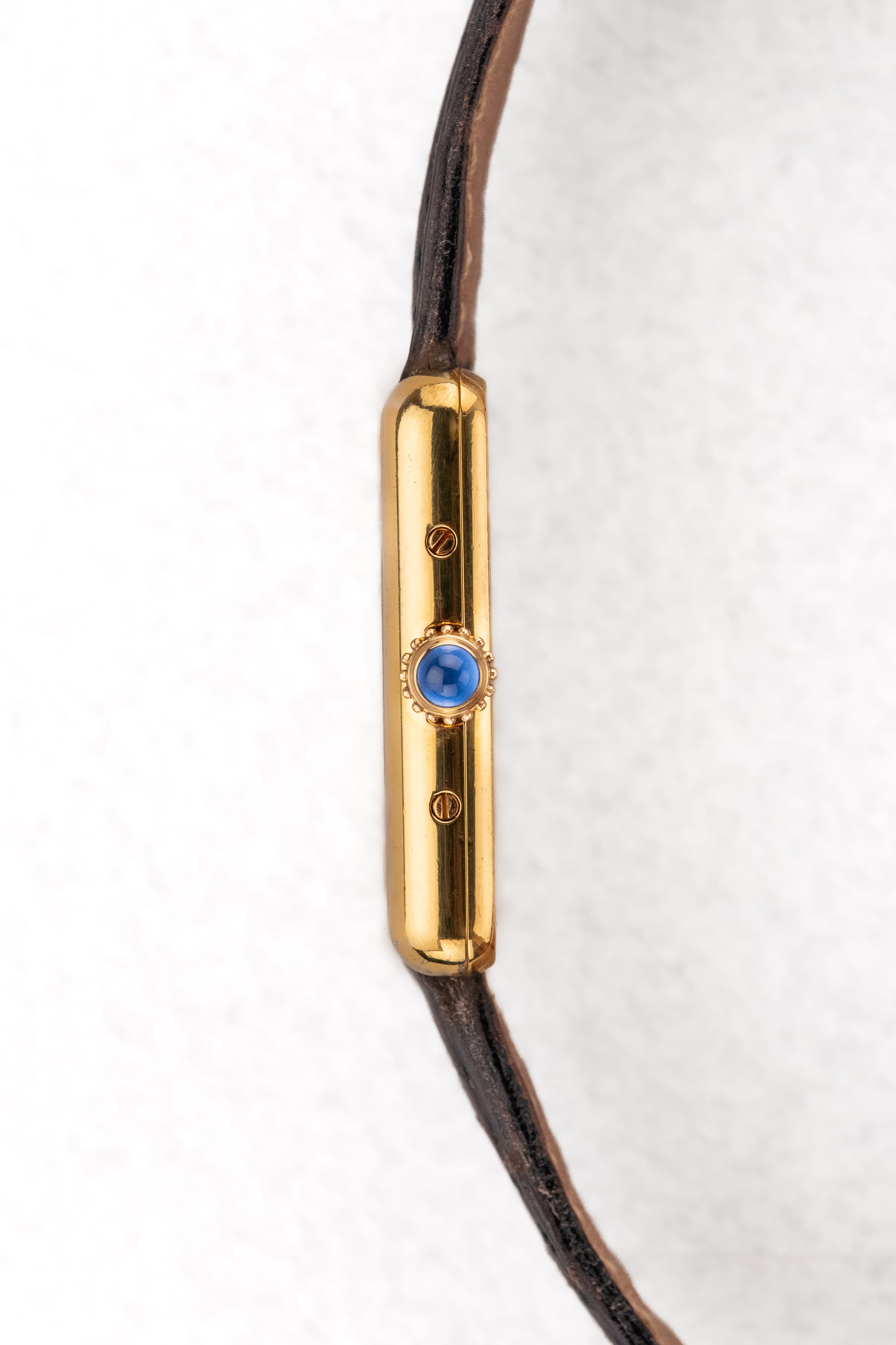 6SAN-wu Cartier Tank Must Quartz Lady « Black Gold Diamonds » - Right side