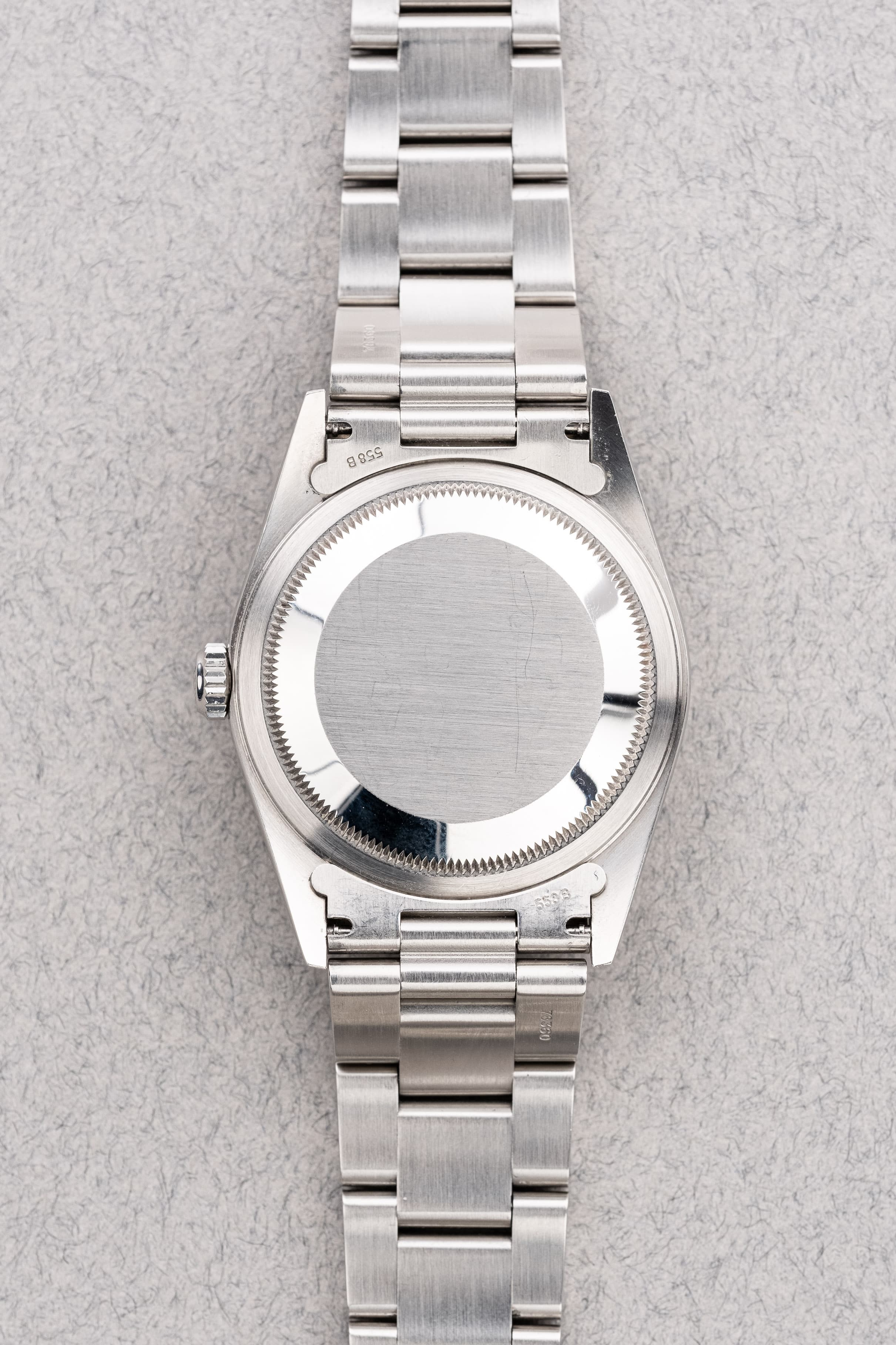 6SCR Rolex Datejust 16200 « Silver Roman » de 2001 avec sa garantie d'origine - Back