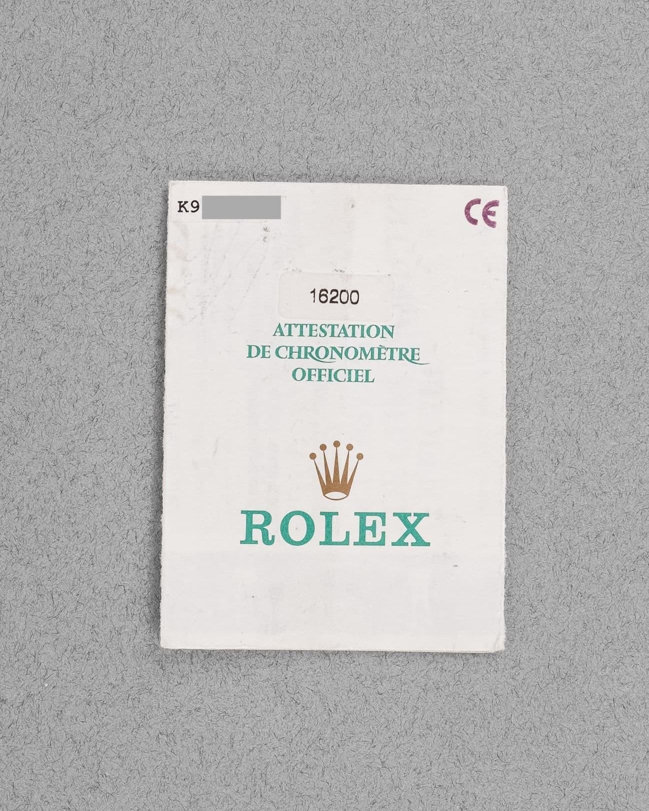 6SCR Rolex Datejust 16200 « Silver Roman » de 2001 avec sa garantie d'origine - Papers