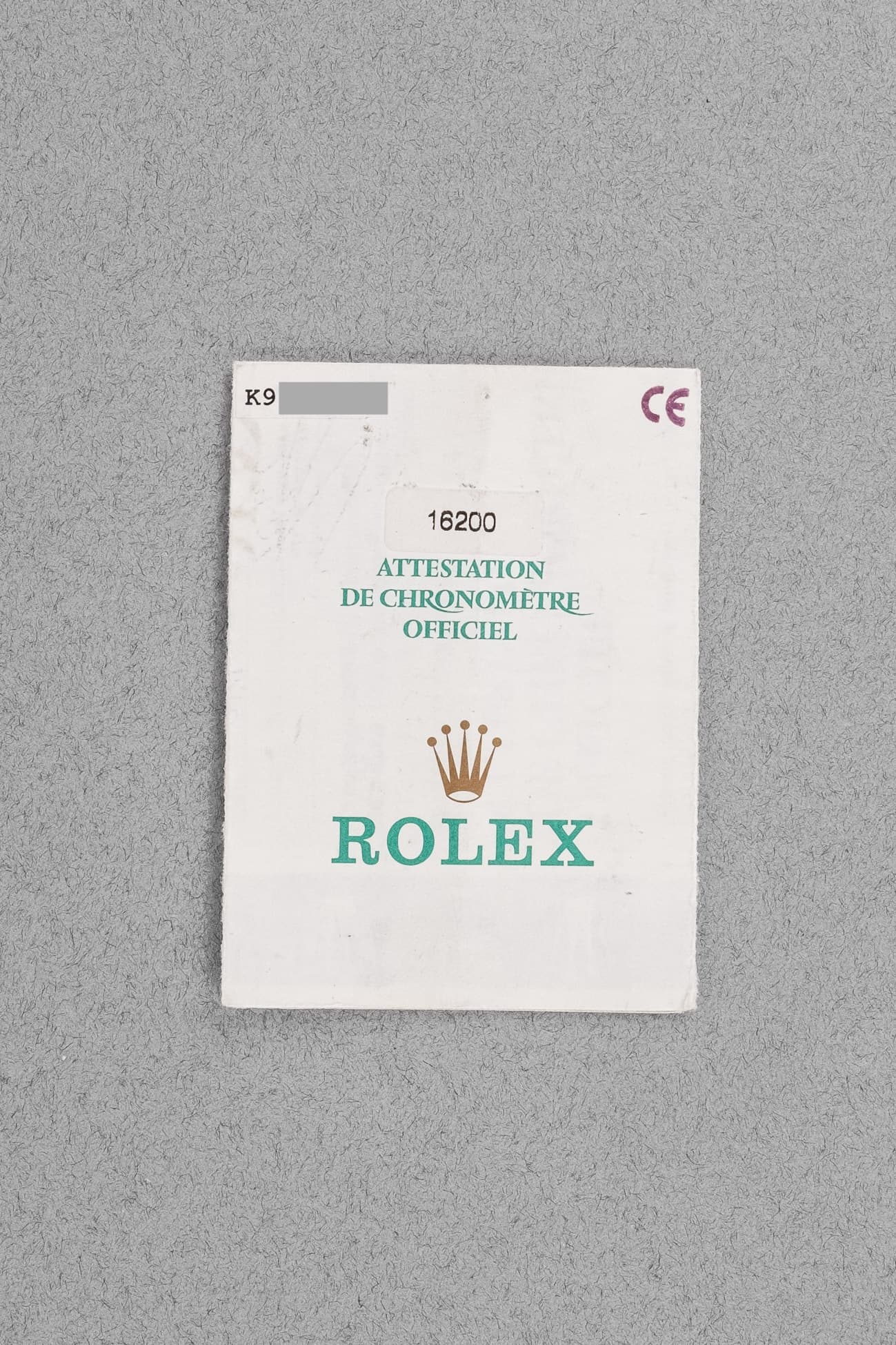6SCR Rolex Datejust 16200 « Silver Roman » de 2001 avec sa garantie d'origine - Papers