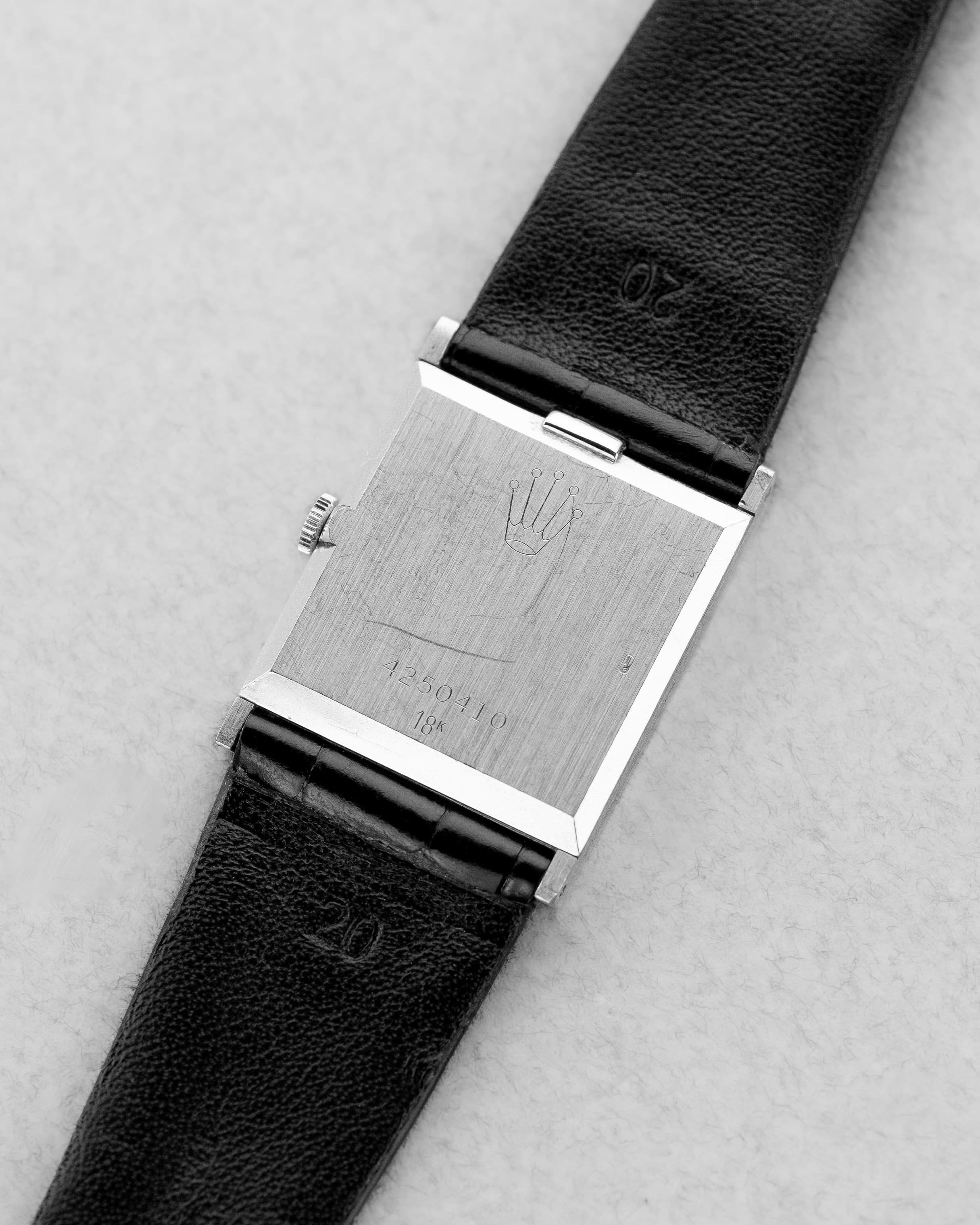 6ZEM-dY Rolex Cellini réf. 4014 en or blanc de 1976 – Jamais polie - Back