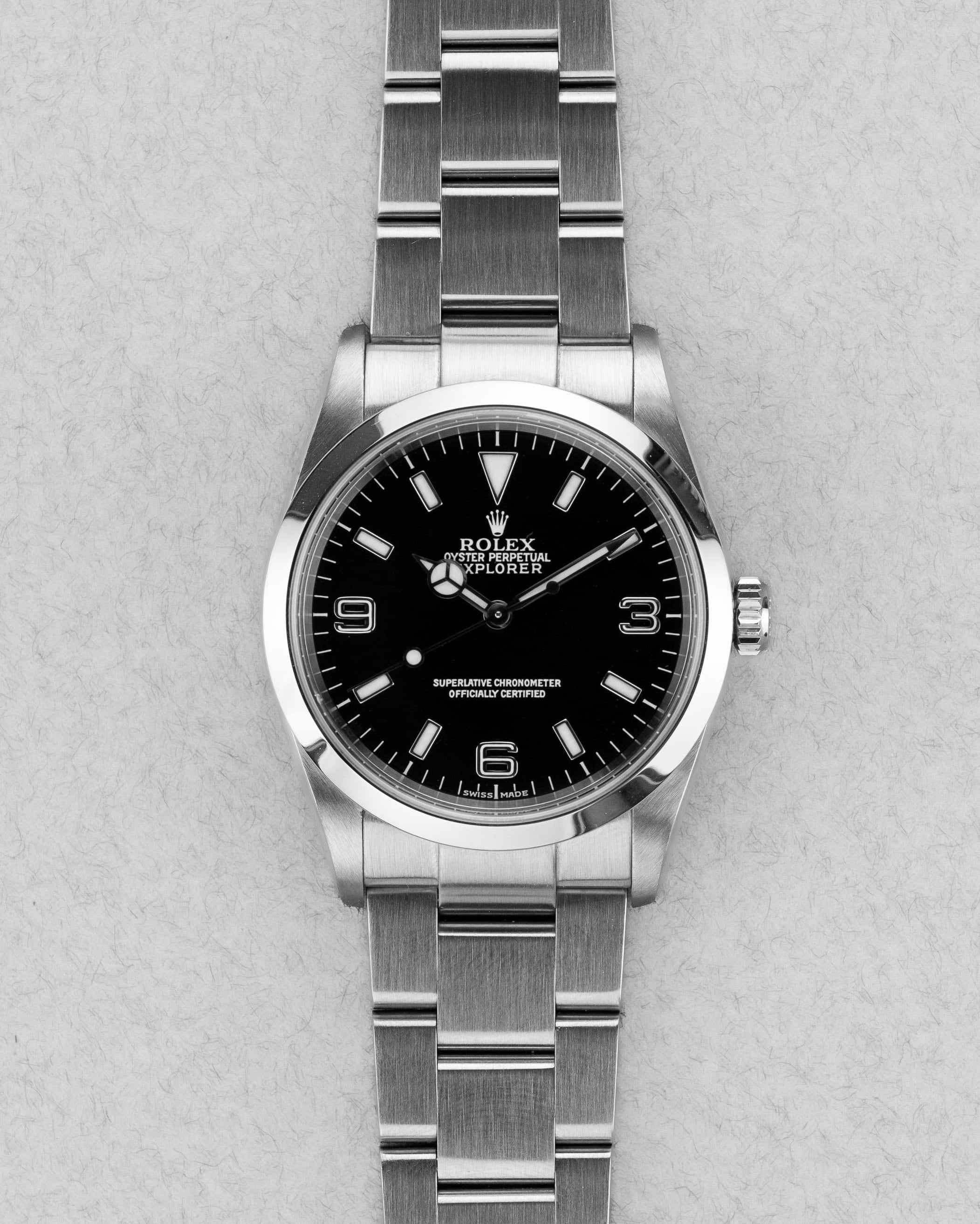 3ABD Rolex Explorer 114270 de 2002 - Front