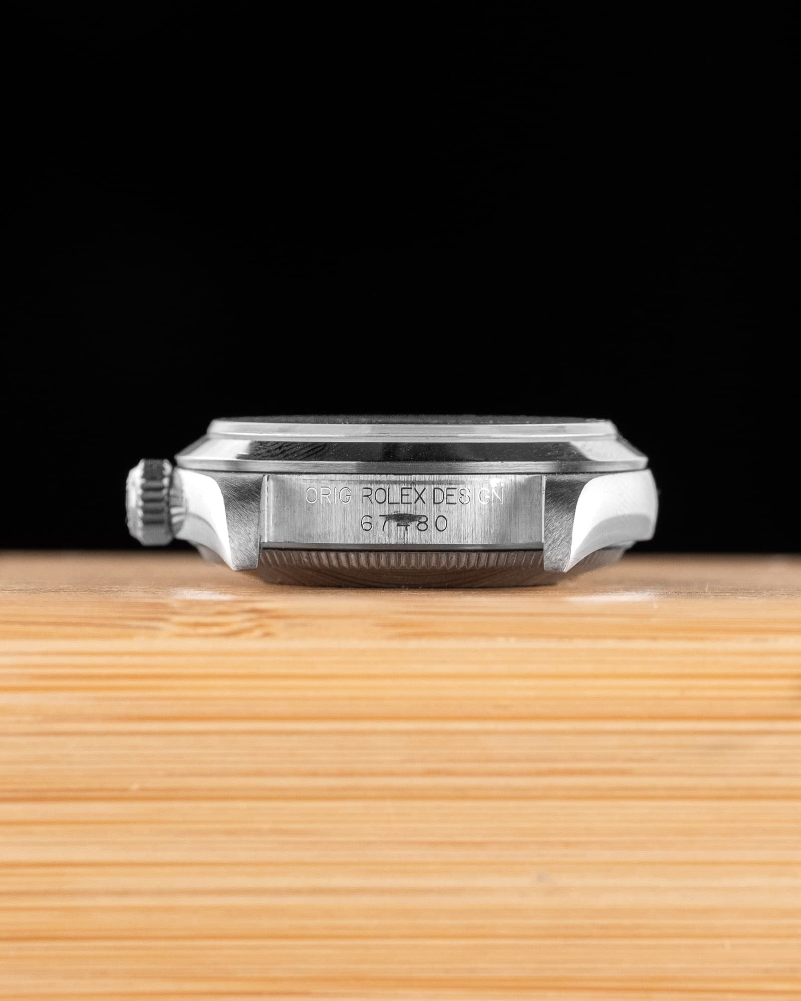 VN4D Rolex Oyster Perpetual 31 réf. 67480 de 1997-1998 – Cadran rose/saumon « Explorer 3-6-9 » - Lugs - Reference