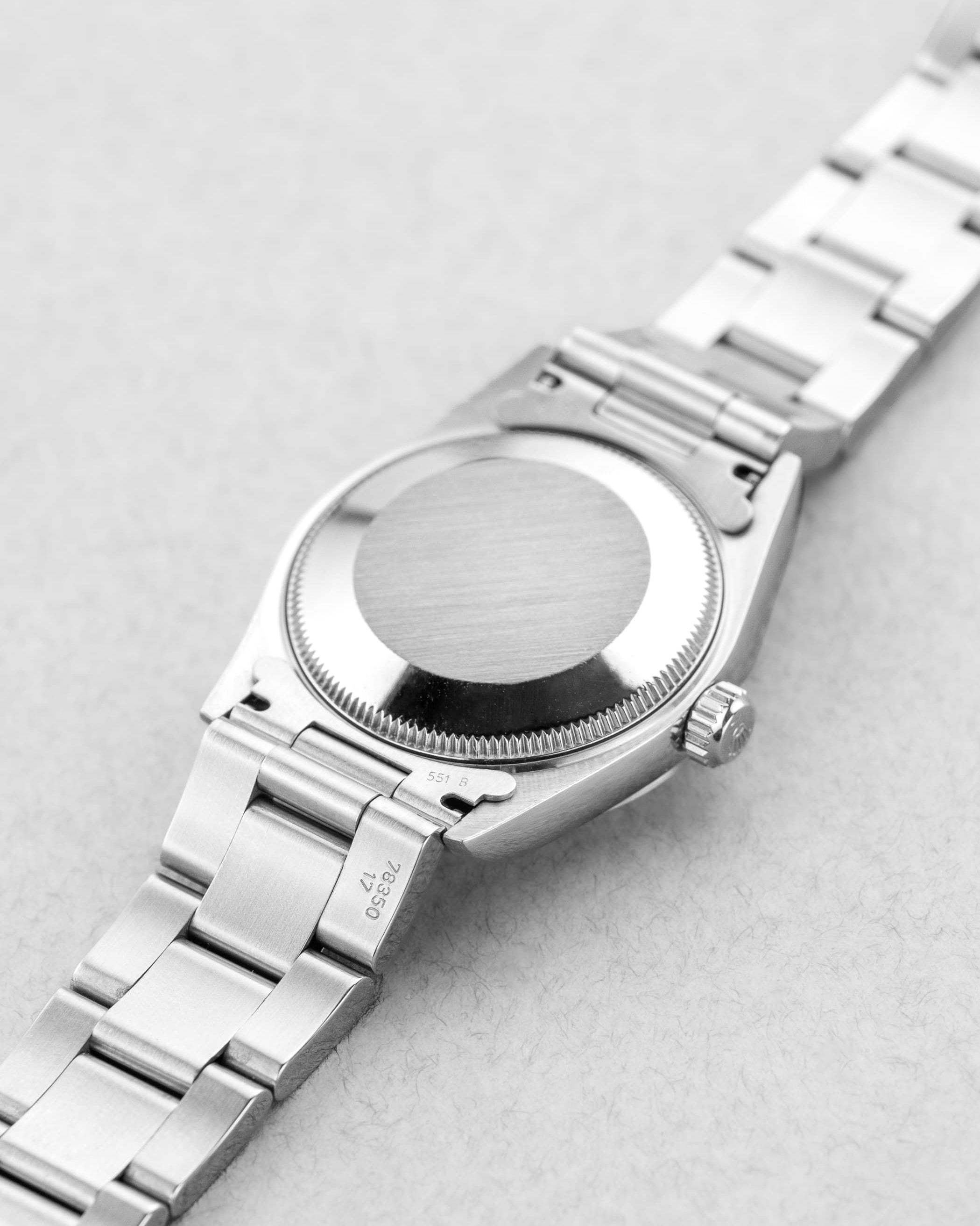 VN4D Rolex Oyster Perpetual 31 réf. 67480 de 1997-1998 – Cadran rose/saumon « Explorer 3-6-9 » - Back