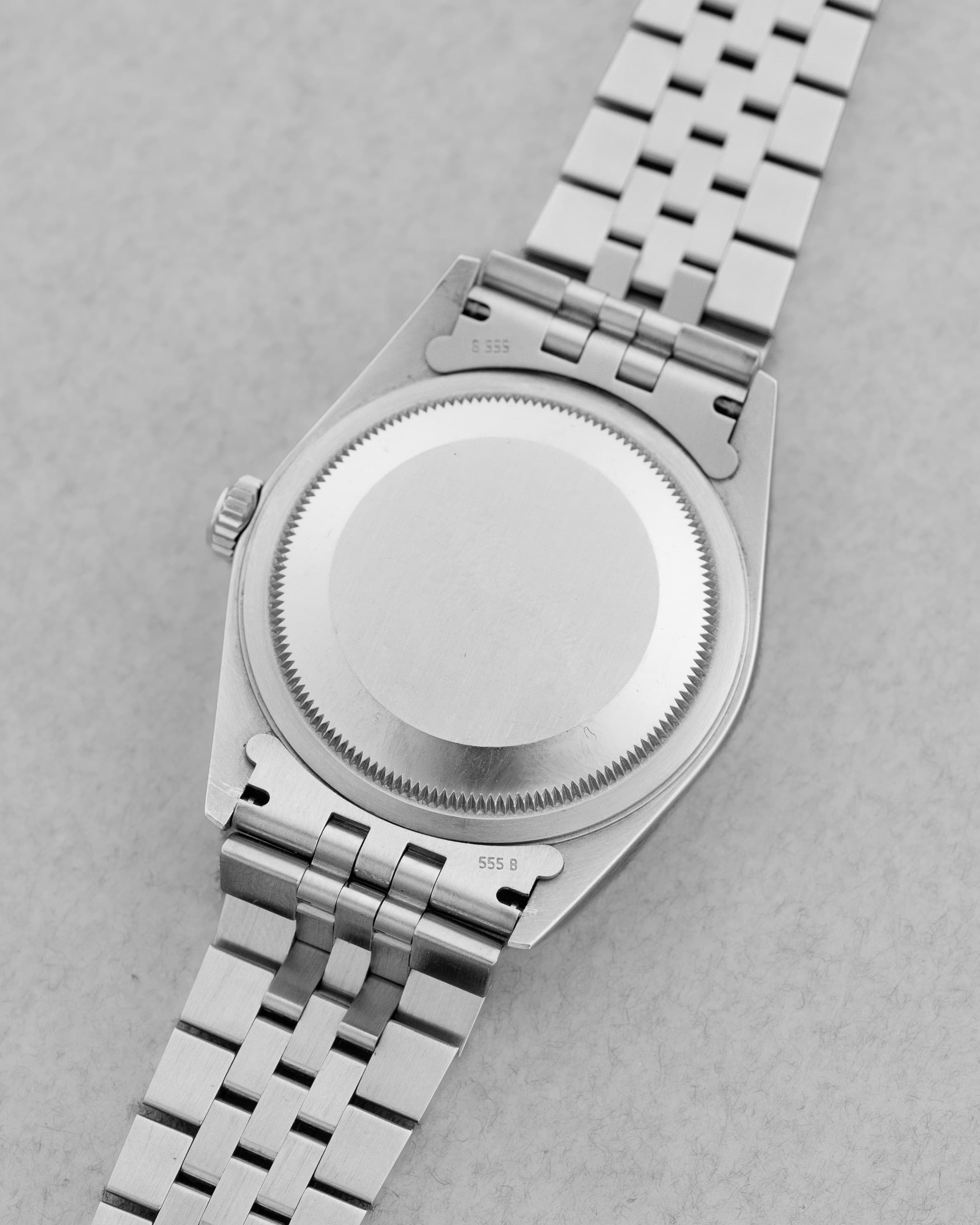 8JS8 Rolex Datejust réf. 16234 de 2003 – Cadran noir + Garantie d'origine - Back