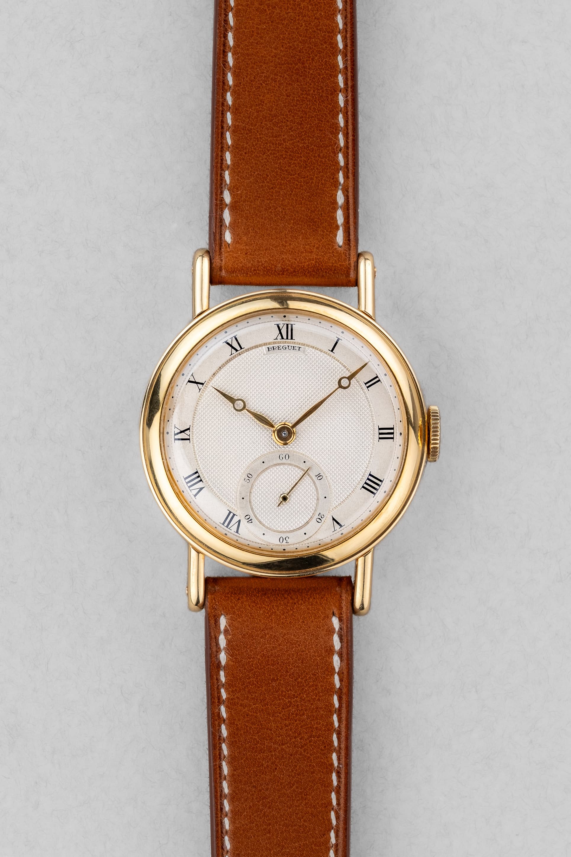 8TCB 非凡 Breguet「Empire」黃金腕錶,1957 年售出 - 正面