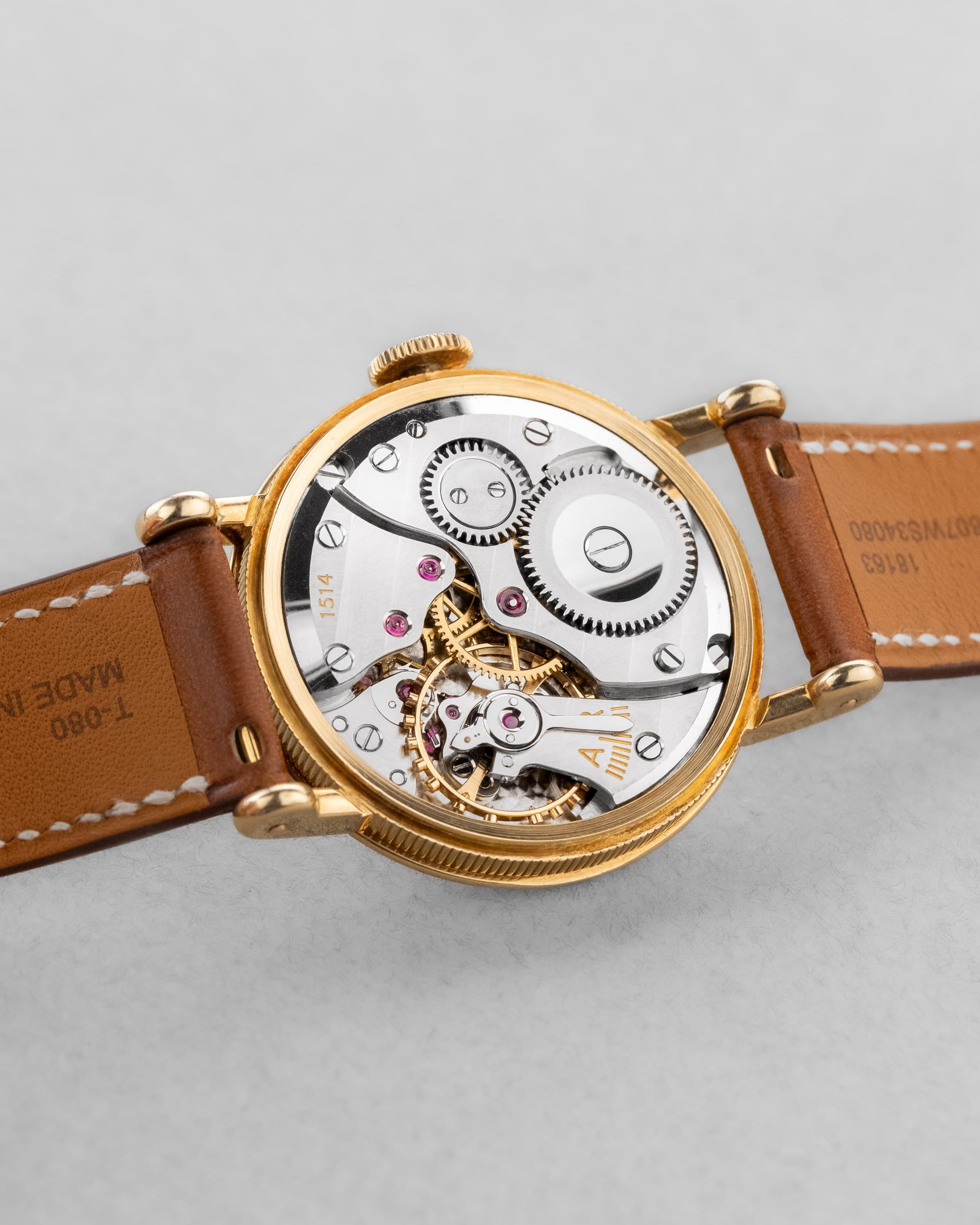 8TCB Extraordinaire Breguet « Empire » en or jaune, vendue en 1957 - Movement