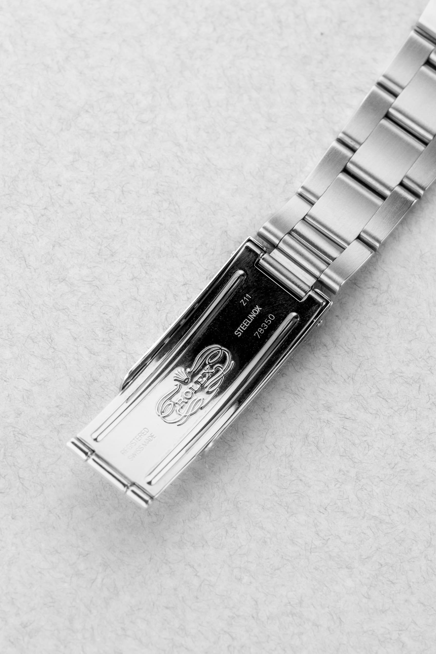 VN4D Rolex Oyster Perpetual 31 réf. 67480 de 1997-1998 – Cadran rose/saumon « Explorer 3-6-9 » - Buckle Inside