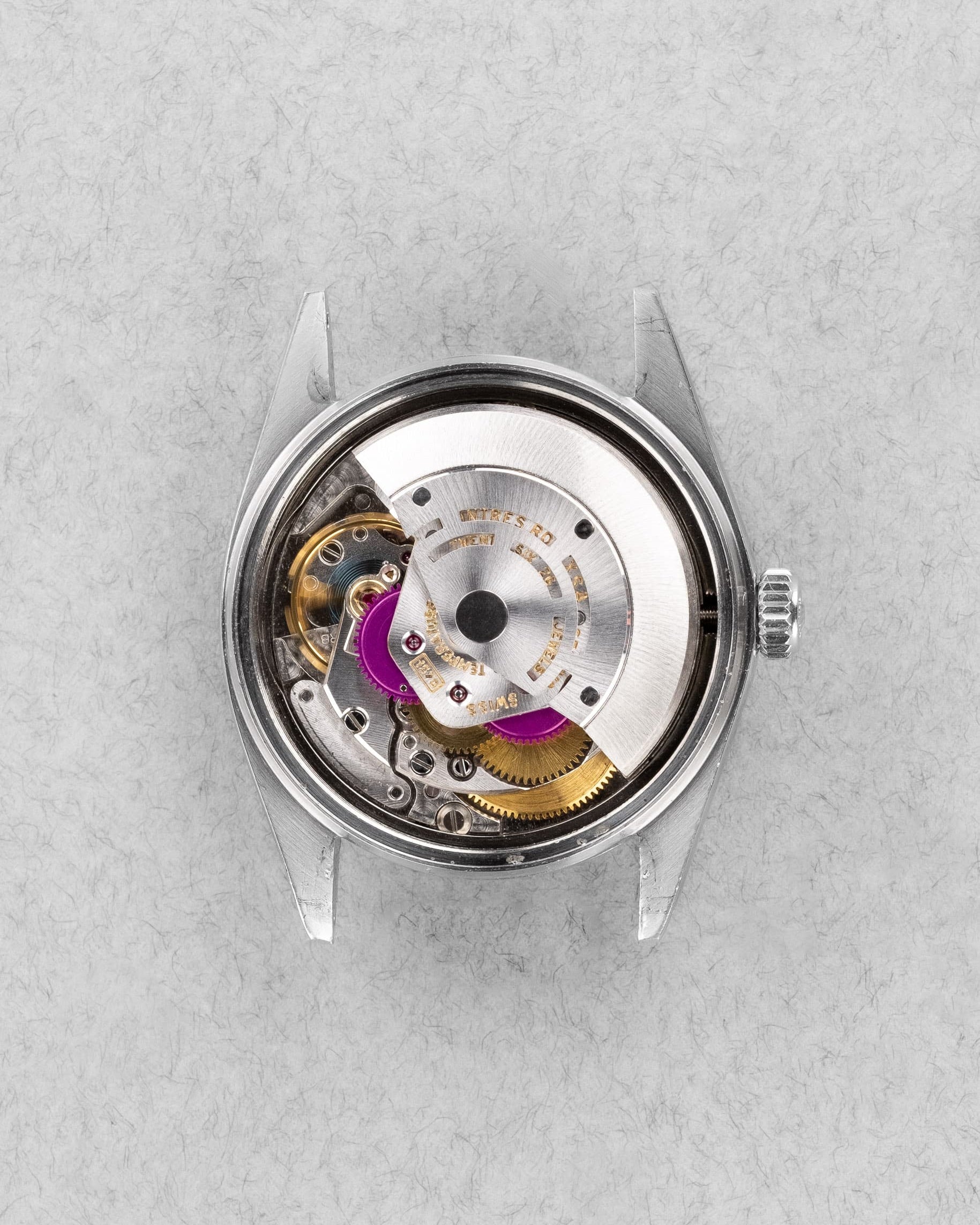 PUSP Rare et fascinante Rolex Datejust 1601 « Lavande » de 1970 - Movement