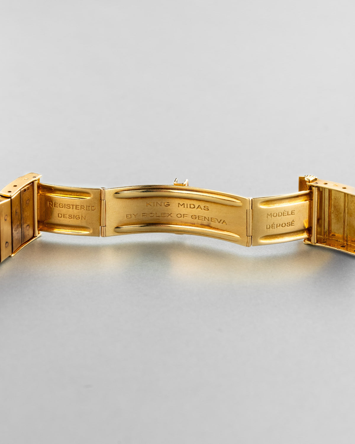 9F79 Exceptionnelle Rolex King Midas/Cellini en or jaune, réf. 9630, de 1963 – La 1ère MIDAS - Buckle Inside