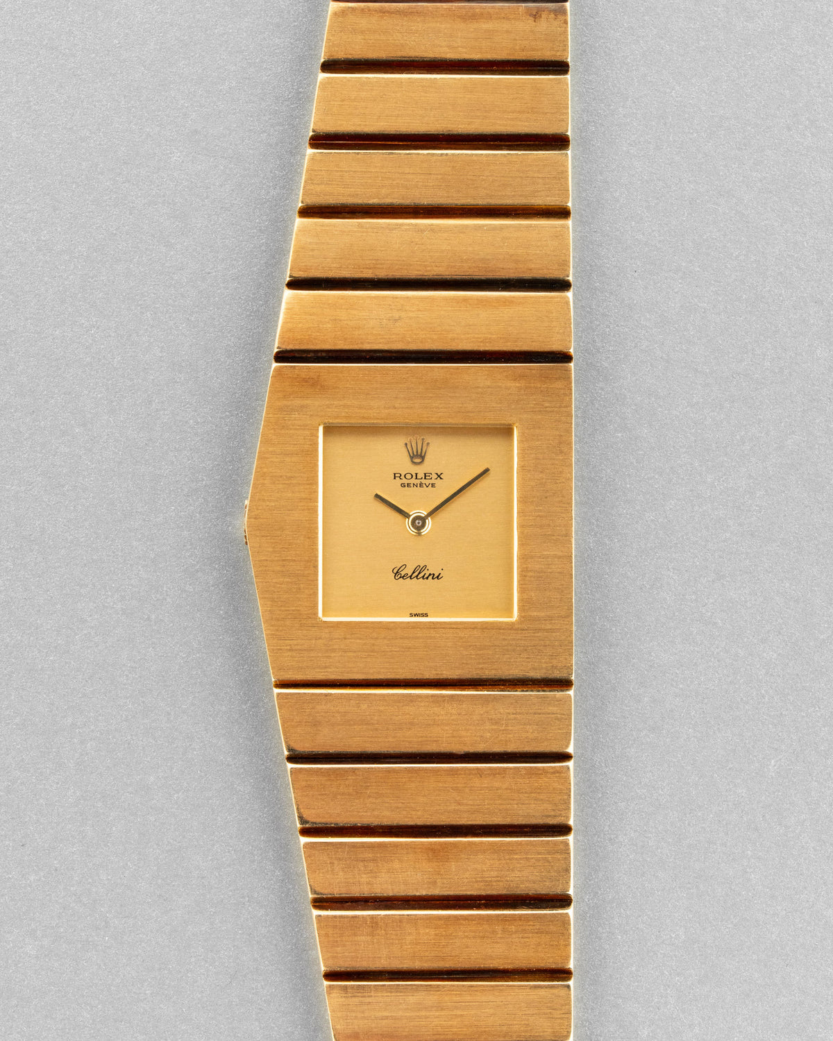 9F79 Exceptionnelle Rolex King Midas/Cellini en or jaune, réf. 9630, de 1963 – La 1ère MIDAS - Front