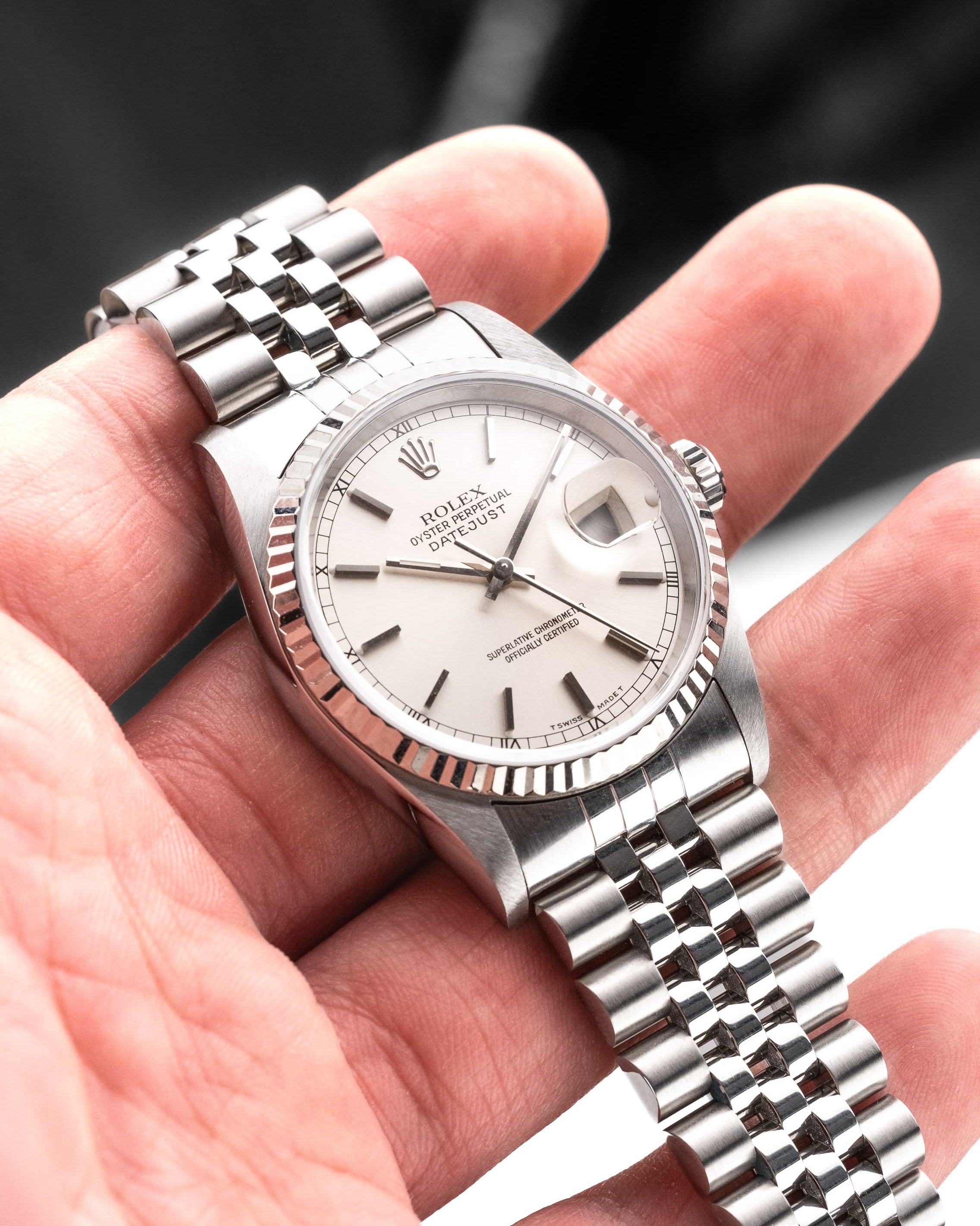 S2X5 Rolex Datejust 16234 « Silver » de 1996 - Lifestyle