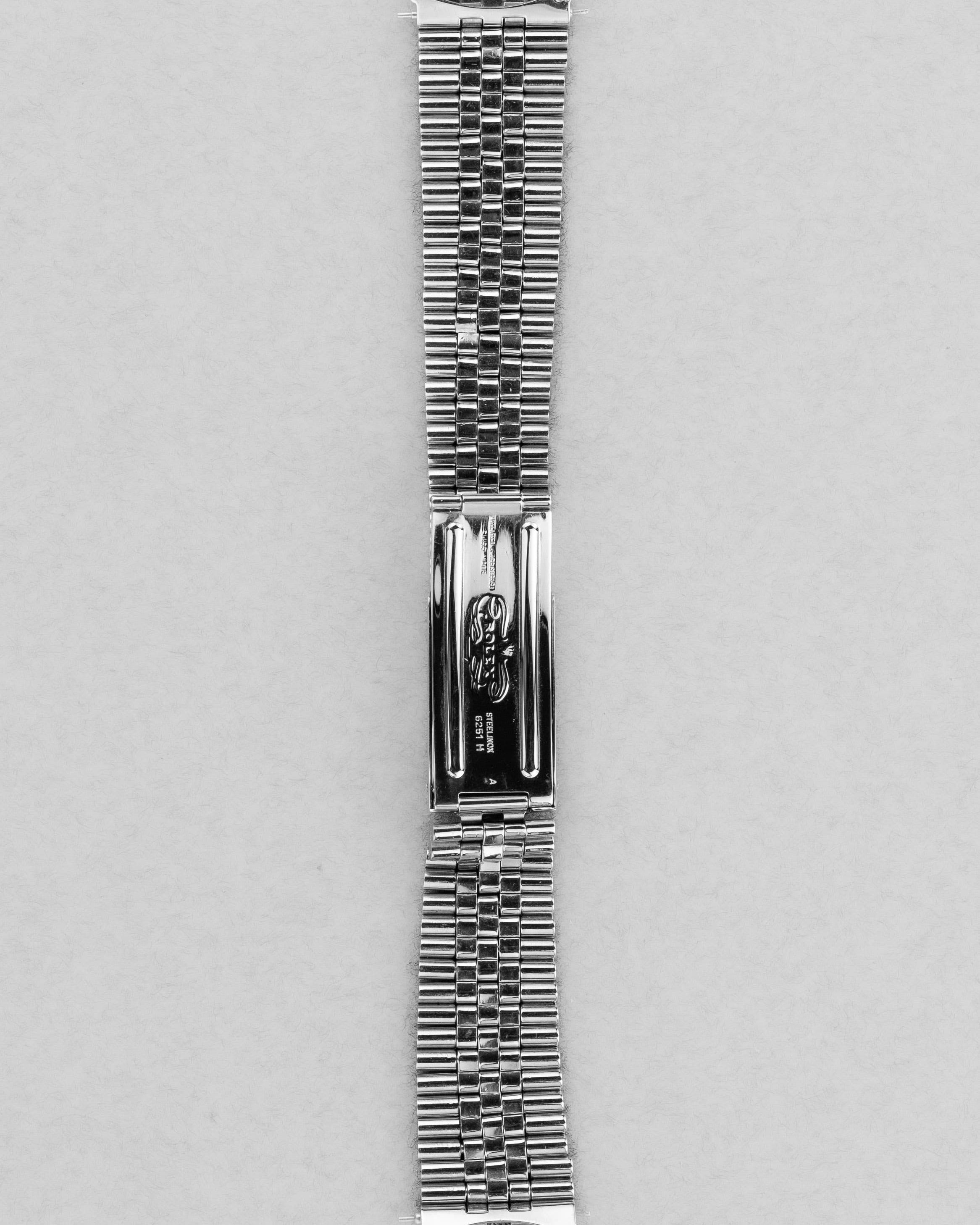 ADZN Rolex Datejust Ref. 1600 in Stahl von 1975 – „Silver“-Zifferblatt - Armband Rückseite