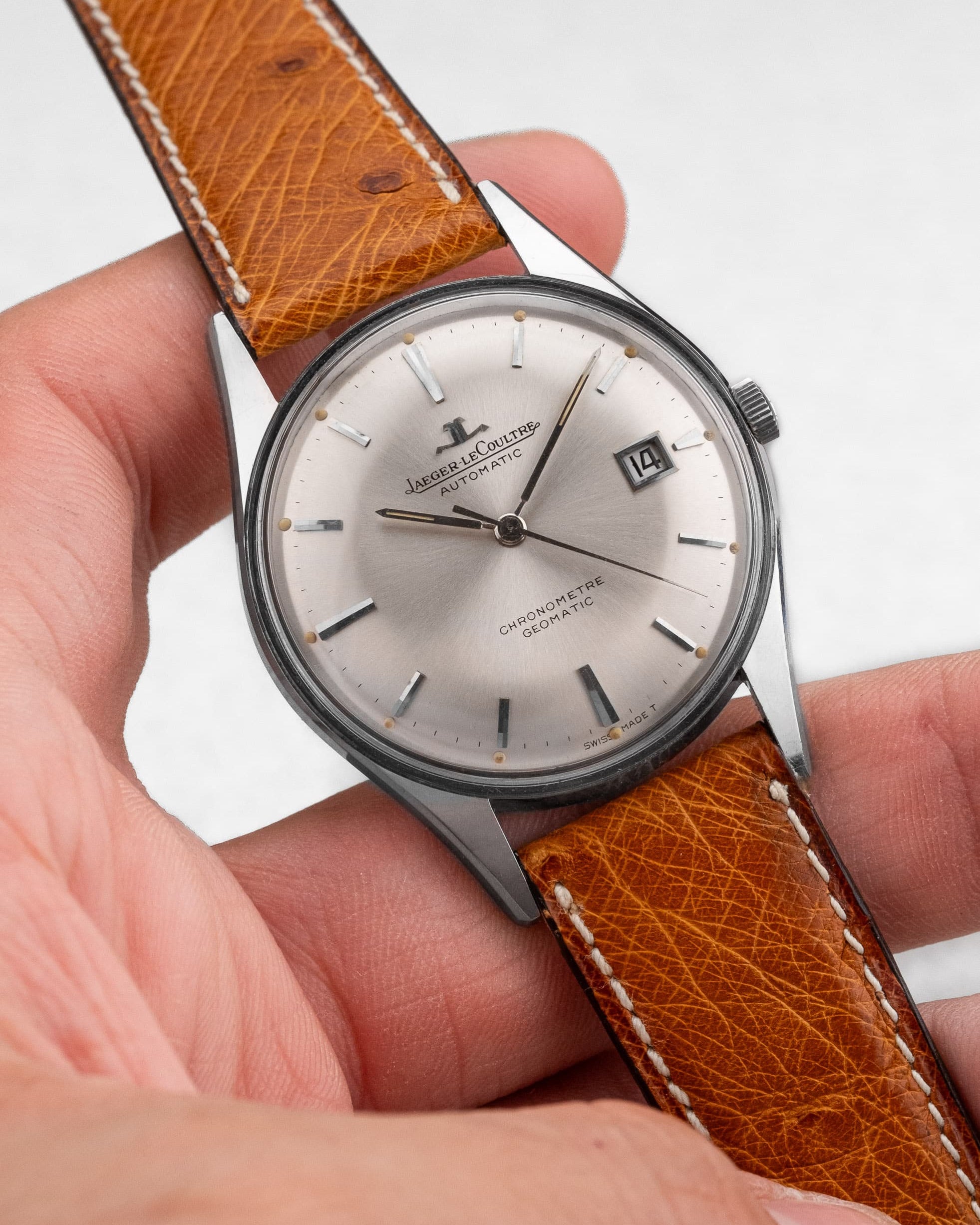 AY2Y-9H Exceptionnelle Jaeger-LeCoultre Chronomètre Geomatic E399 en acier, circa 1962 – Jamais polie - Lifestyle