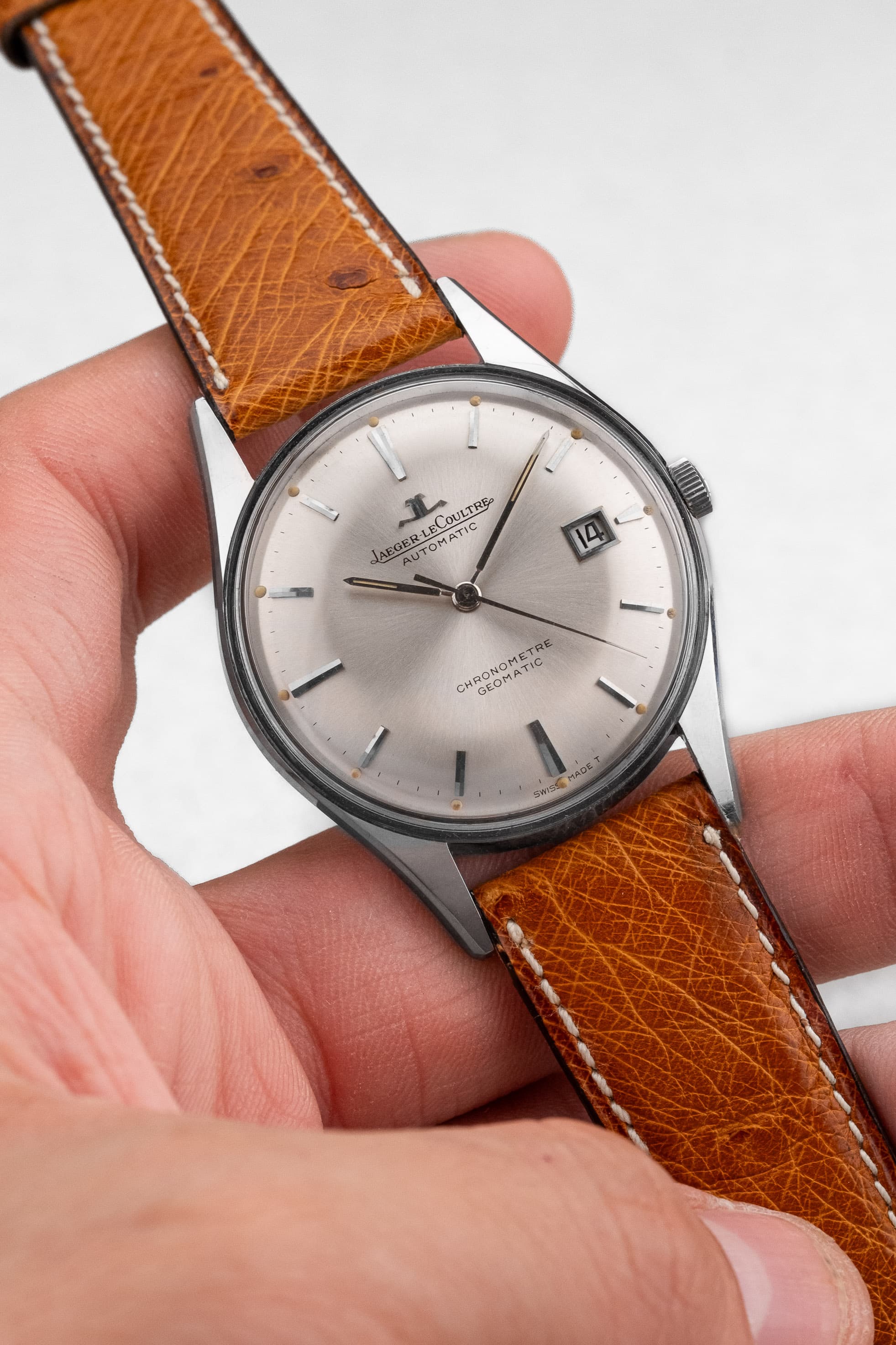 AY2Y-9H Exceptionnelle Jaeger-LeCoultre Chronomètre Geomatic E399 en acier, circa 1962 – Jamais polie - Lifestyle
