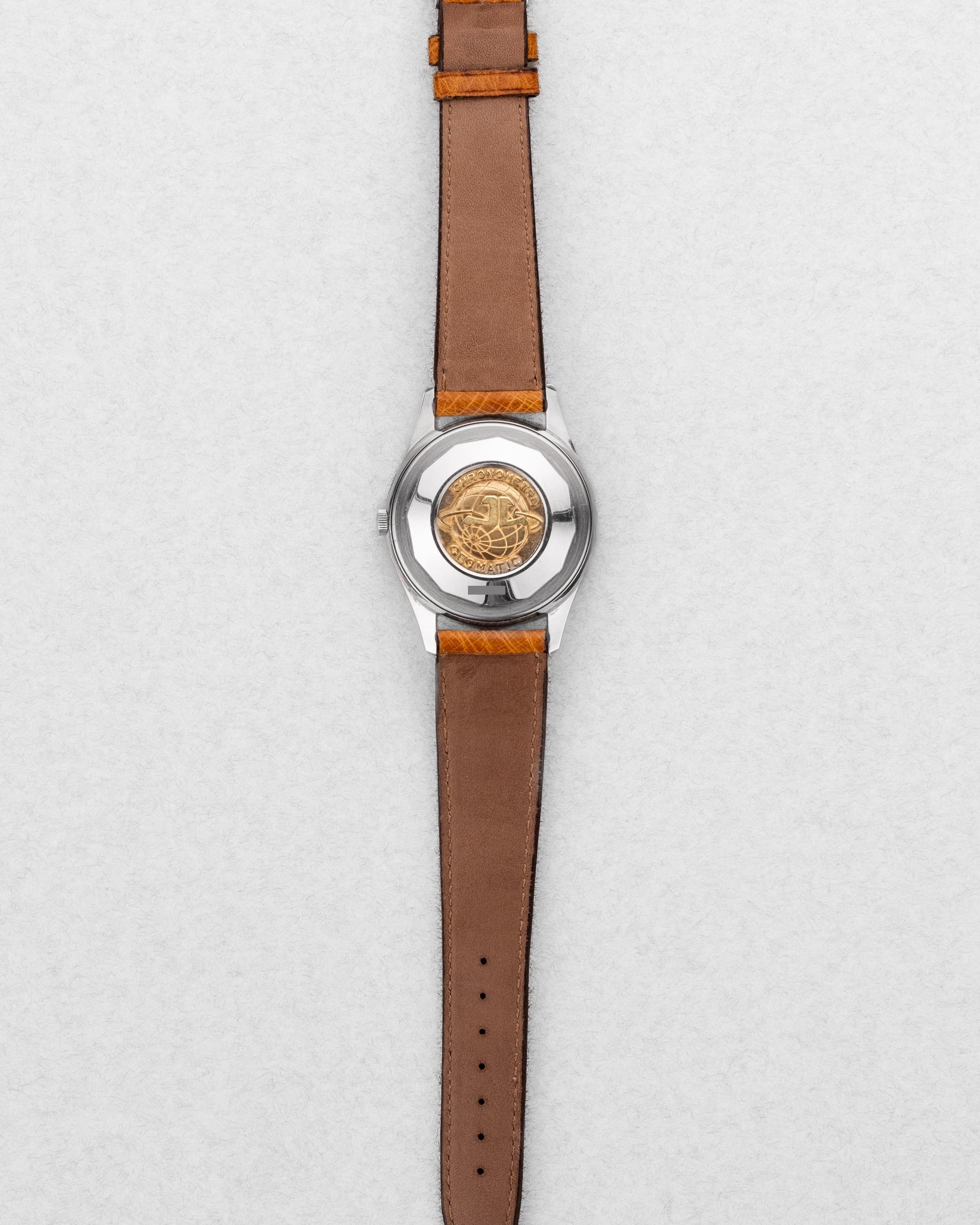 AY2Y-WA Exceptionnelle Jaeger-LeCoultre Chronomètre Geomatic E399 en acier, circa 1962 – Jamais polie - Overview