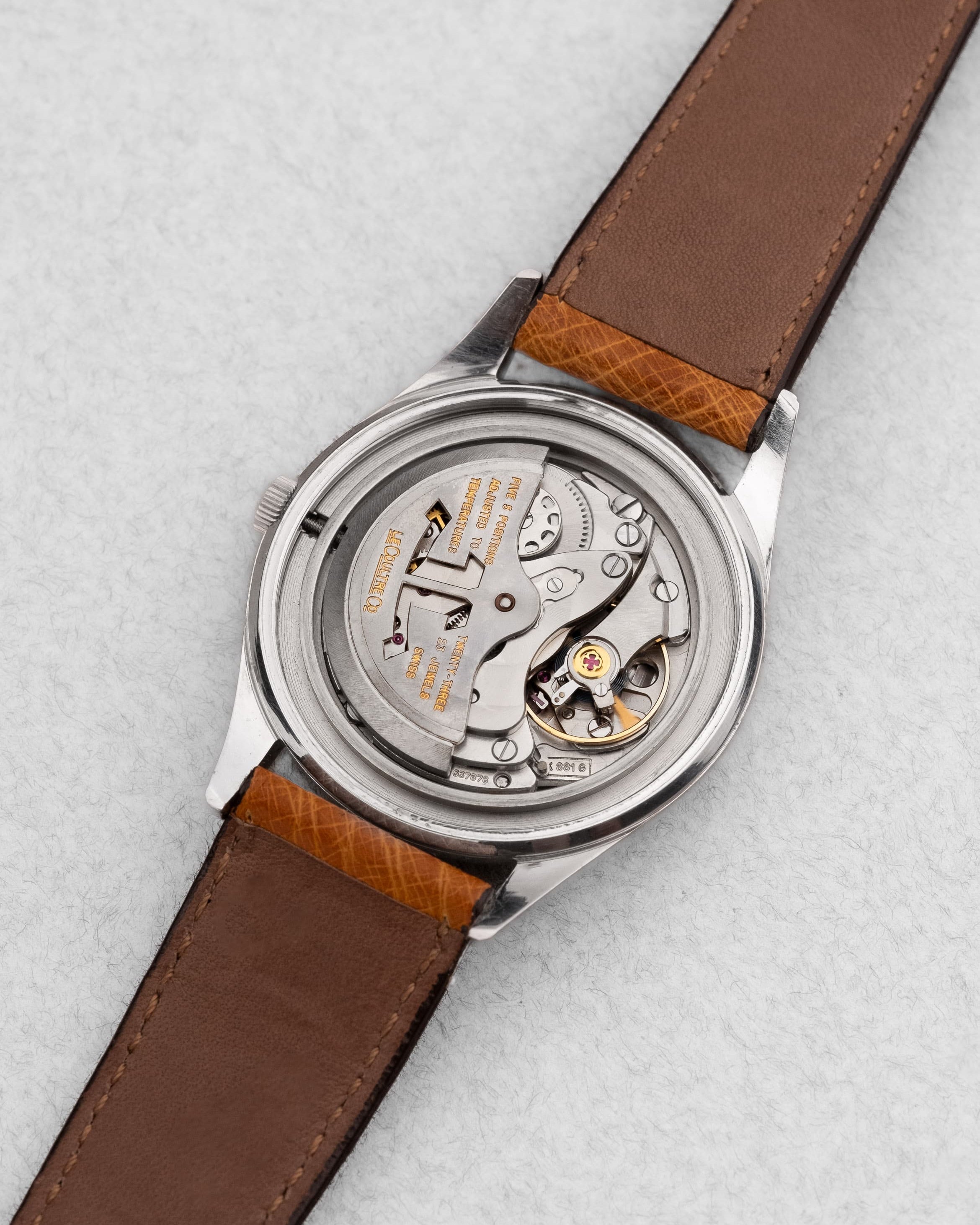 AY2Y-zr Exceptionnelle Jaeger-LeCoultre Chronomètre Geomatic E399 en acier, circa 1962 – Jamais polie - Movement