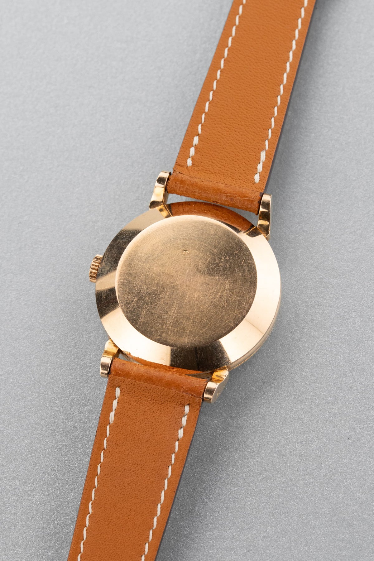 AYSF Superb Omega “Fab. Suisse” Automatic in Rose Gold, circa 1953 – N.O.S. - Back