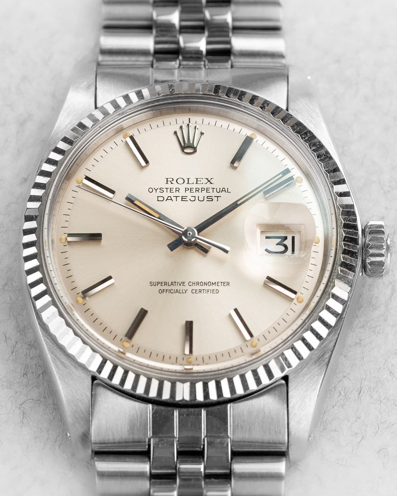 B8SG Rolex Datejust 1601 de 1971 – Superbe et Full Set - Feature
