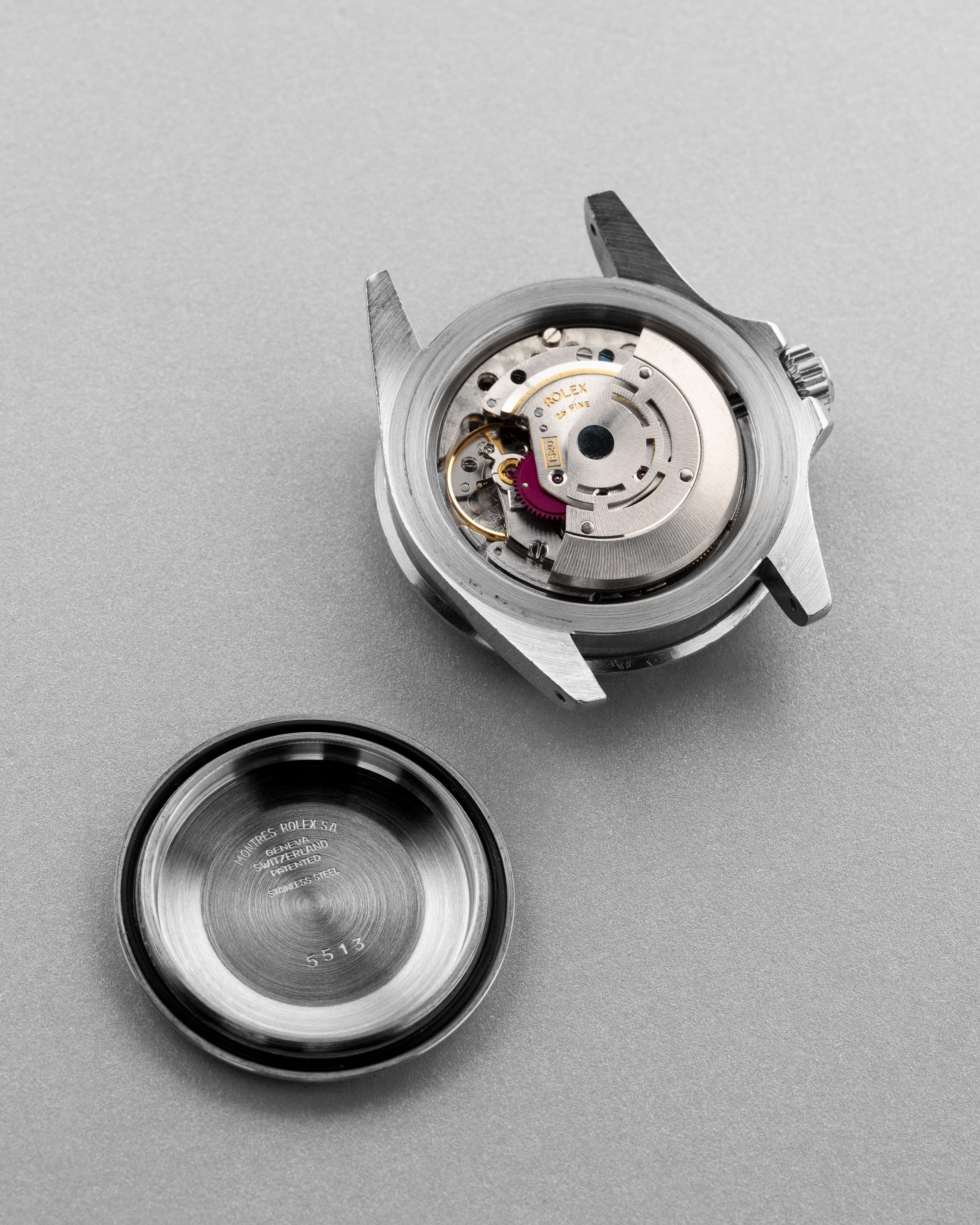 BFAV Rolex Submariner ref. 5513 «Non Serif Dial» del 1977-1978 - Movimento