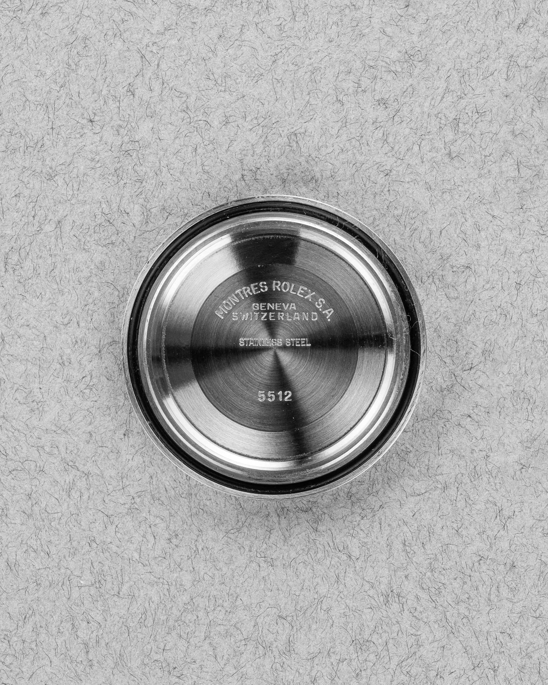 BHYE Exceptionnelle Rolex Submariner 5513 « Maxi Mark 3 » de 1979 - Inside case back