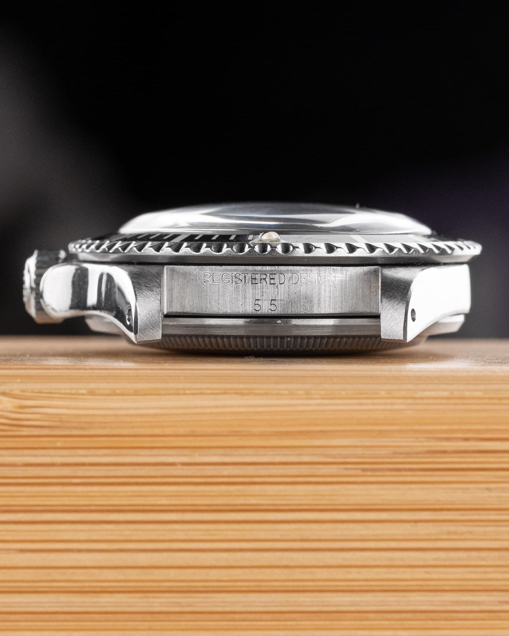 BHYE Exceptionnelle Rolex Submariner 5513 « Maxi Mark 3 » de 1979 - Lugs - Reference