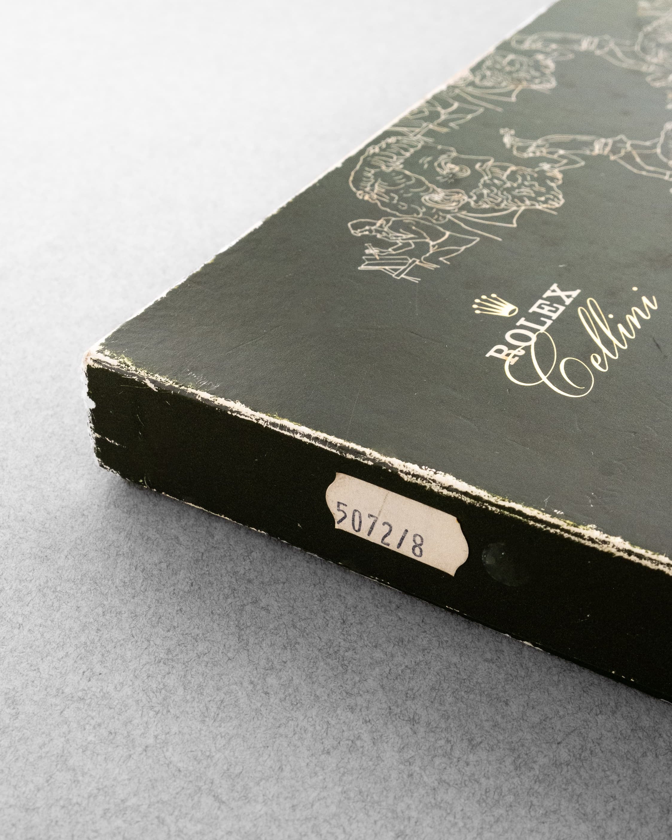 BSPW Superbe et Rare Rolex Cellini/Midas réf. 5072 en or jaune et cadran bleu de 1981 – 100% d'origine - Box