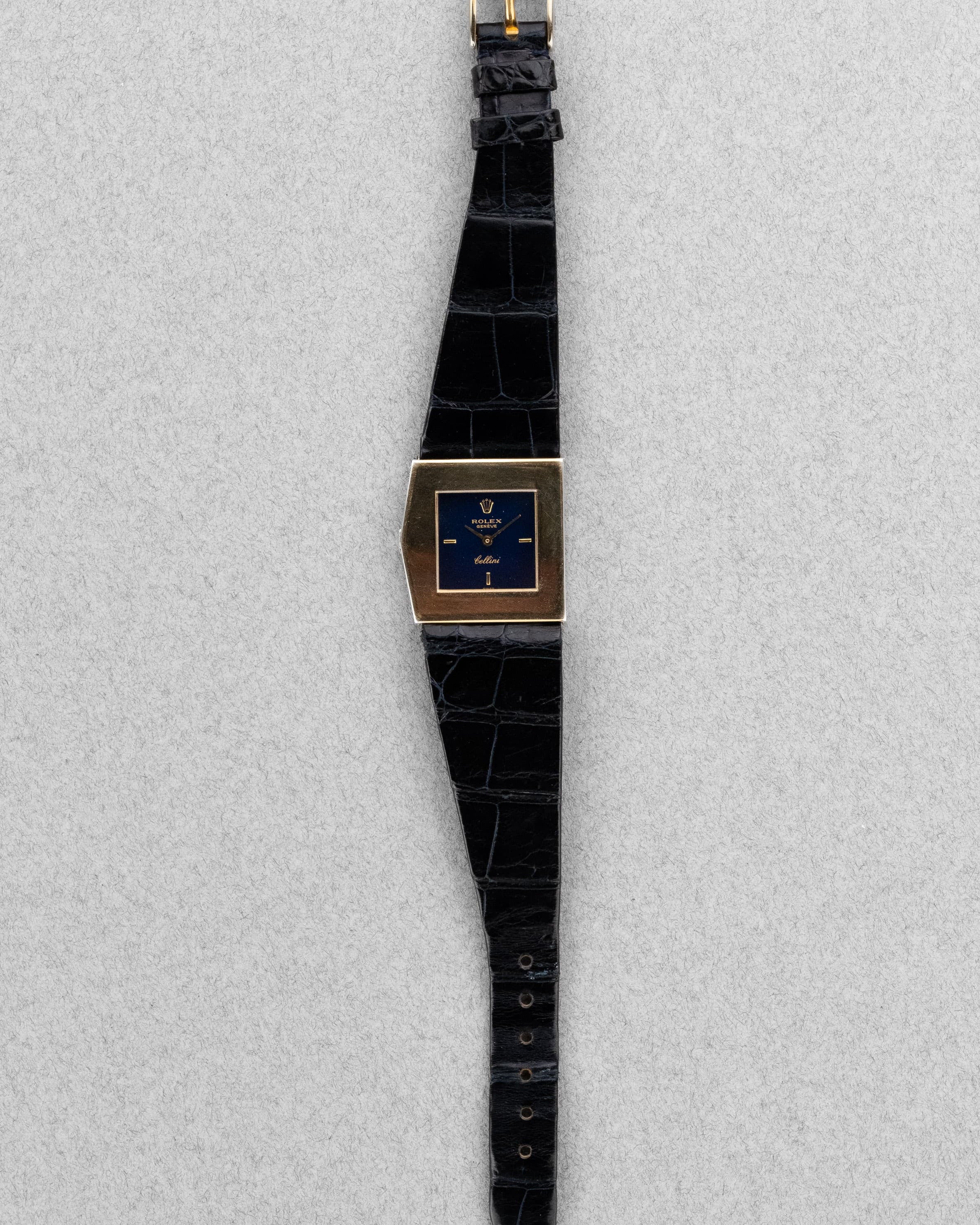 BSPW Superbe et Rare Rolex Cellini/Midas réf. 5072 en or jaune et cadran bleu de 1981 – 100% d'origine - Overview